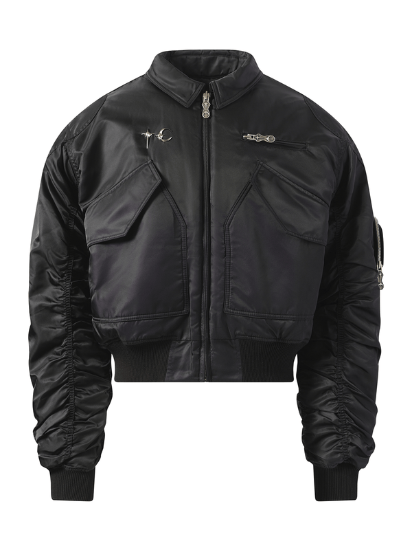 Thug Club a bird wants to fly high Jacket in Black