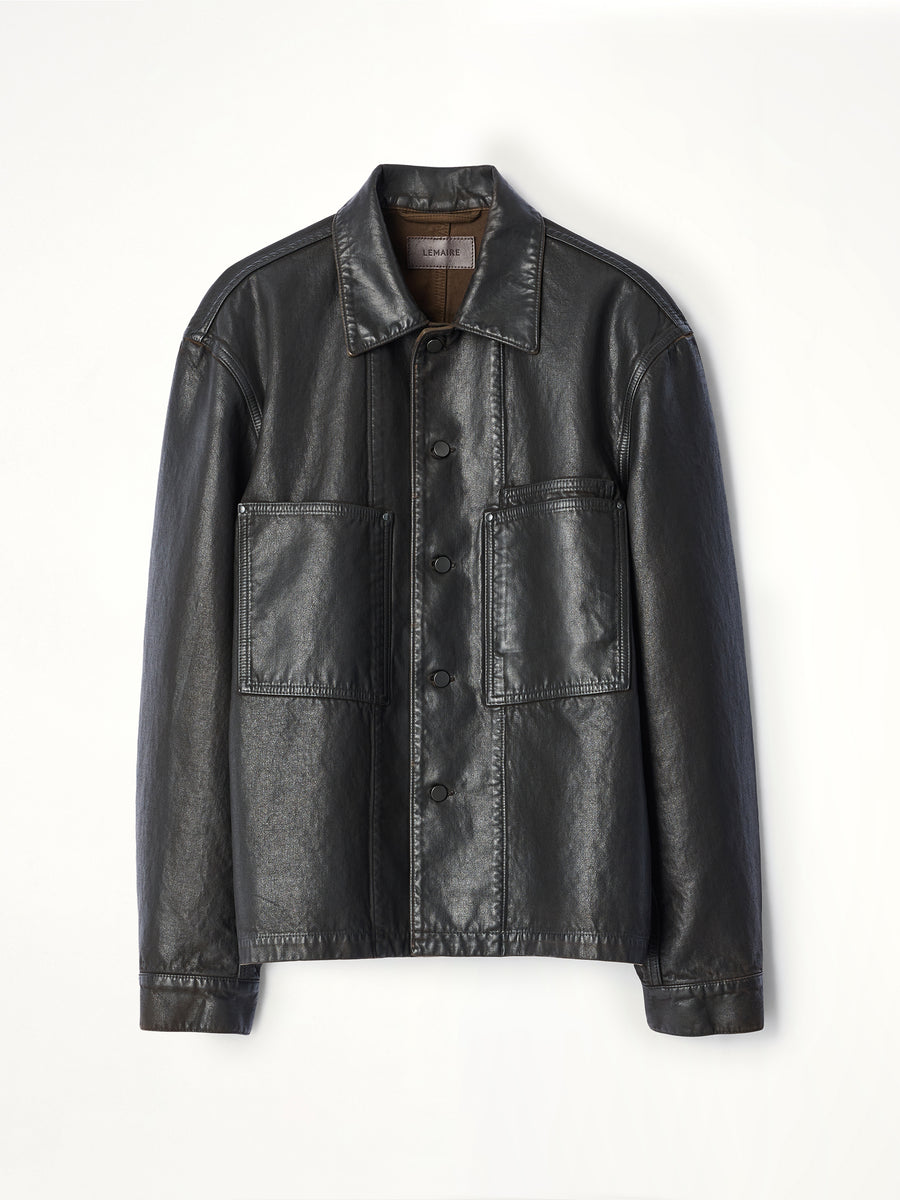 Workwear Overshirt in Licorice