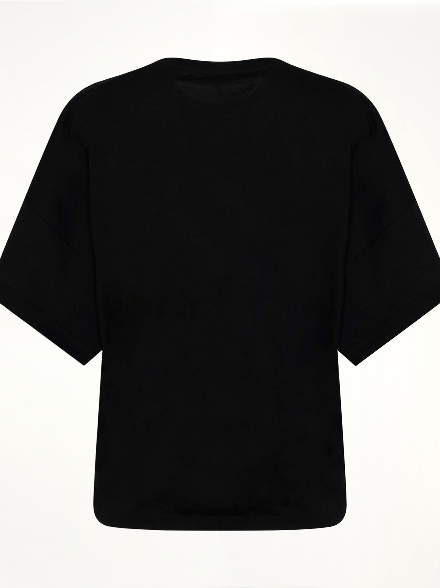 Short Oversize Anagram T-Shirt in Black