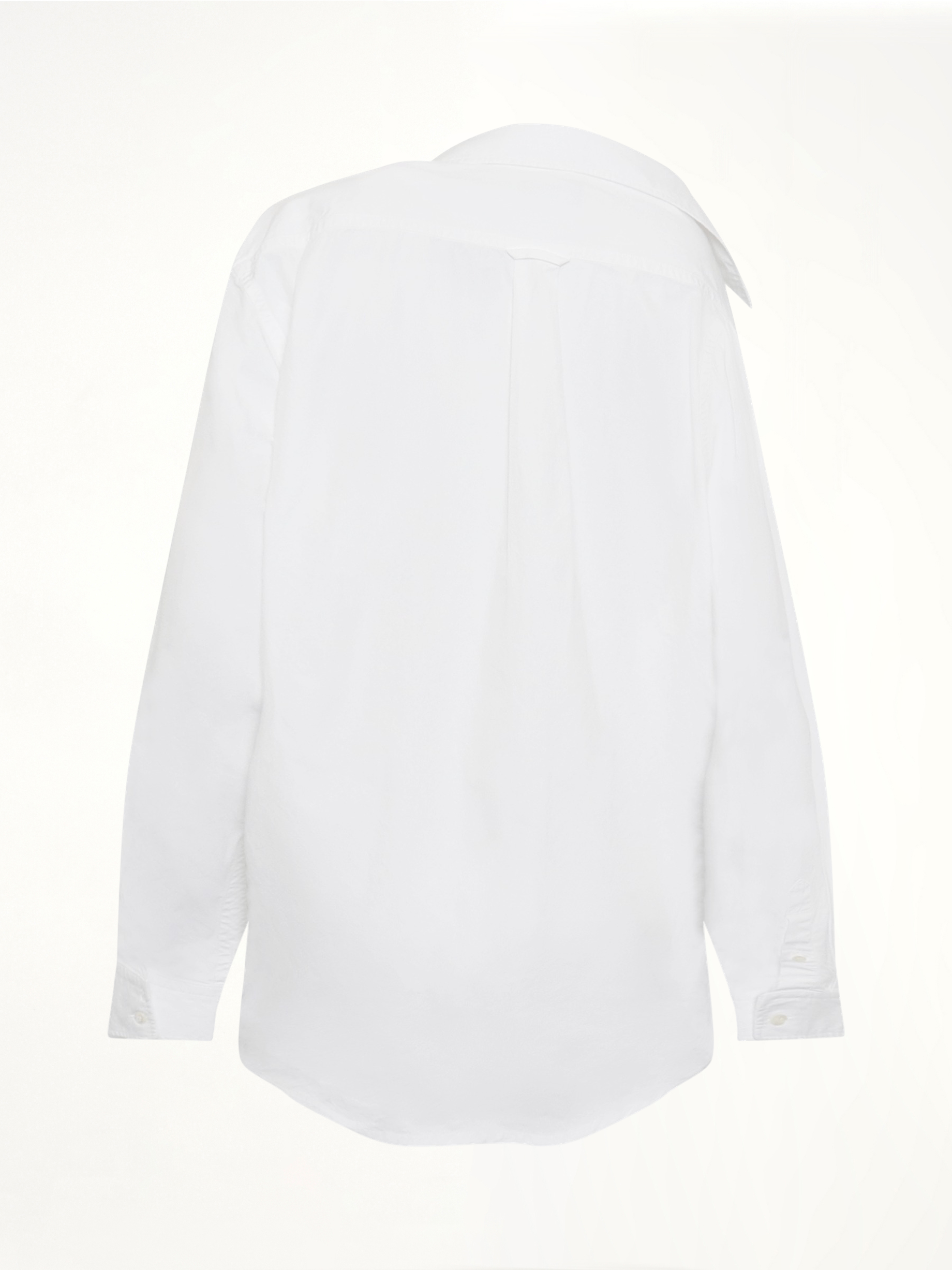 Off Shoulder Shirt in White
