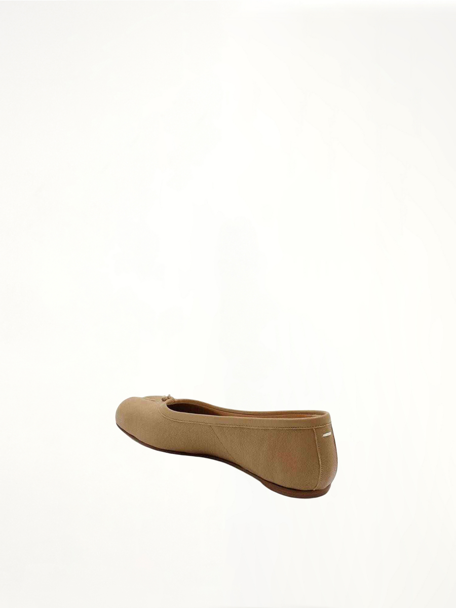 Tabi Ballerina Shoes in Nude Back View | MAISON MARGIELA