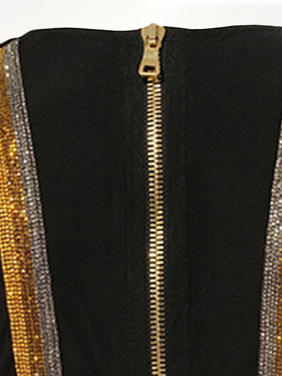 Dress in Black/Gold