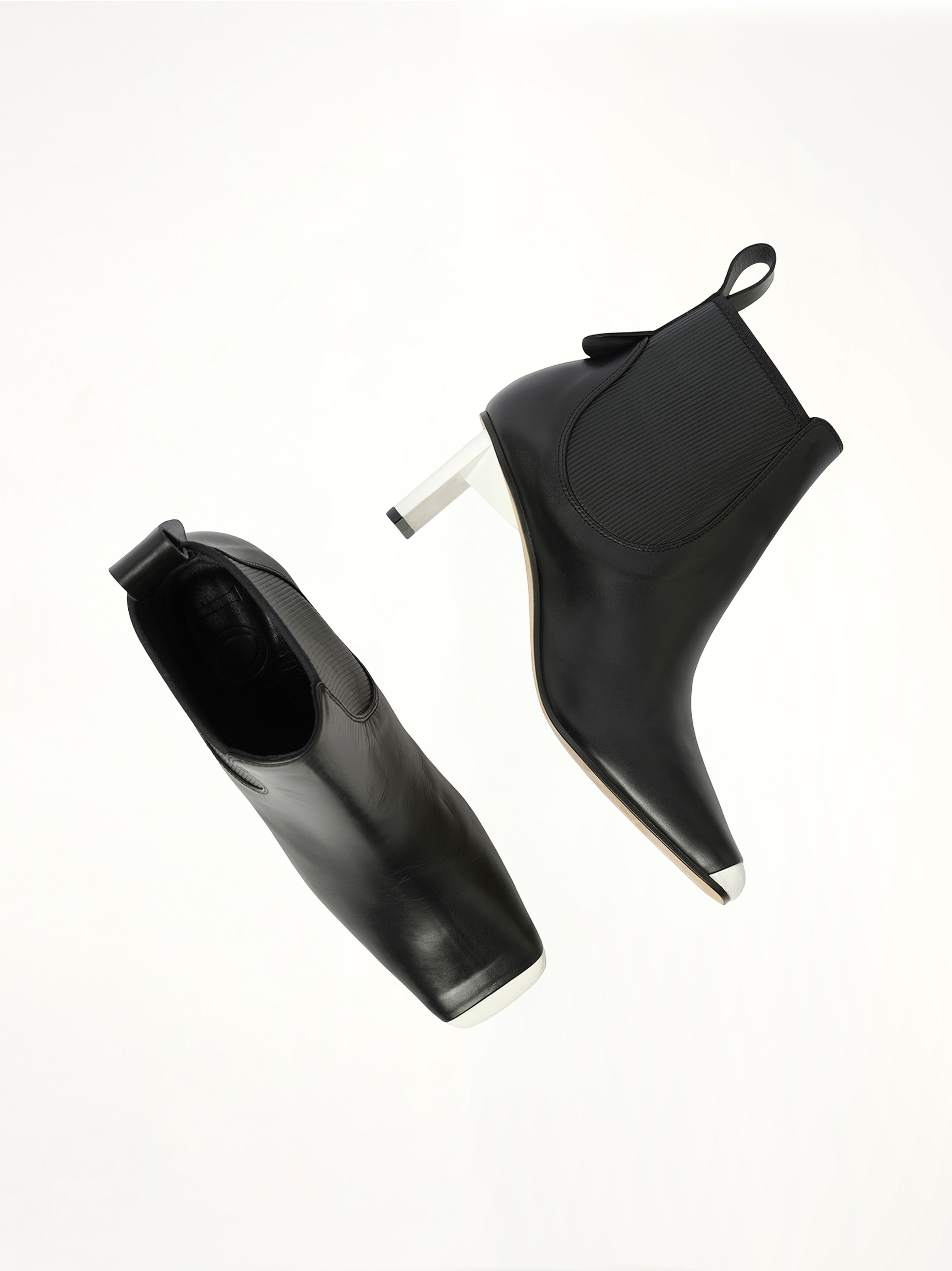 Blade Heel Boot 70 in Black Top View | LOEWE