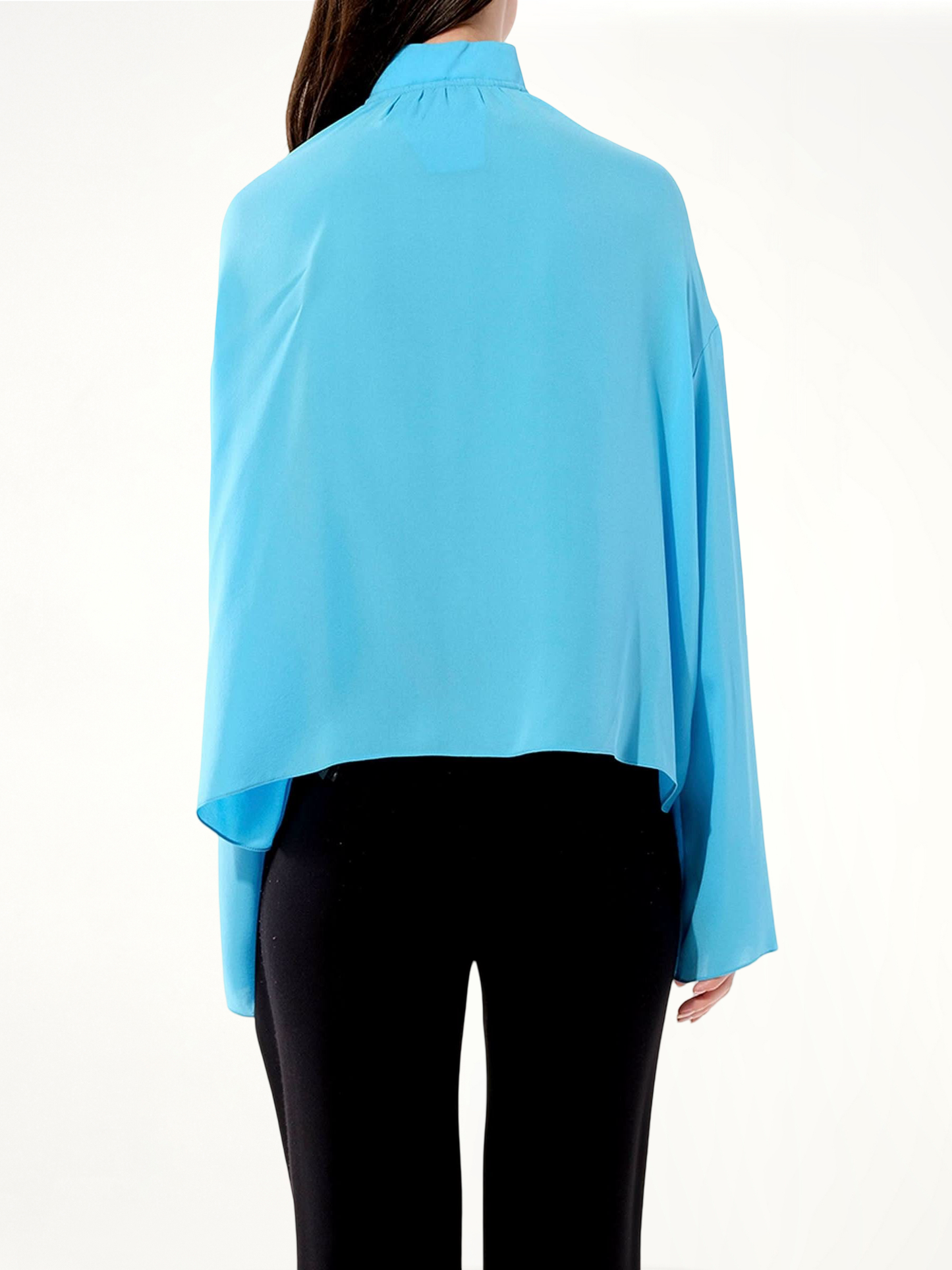 Georgette Shirt in Bleu