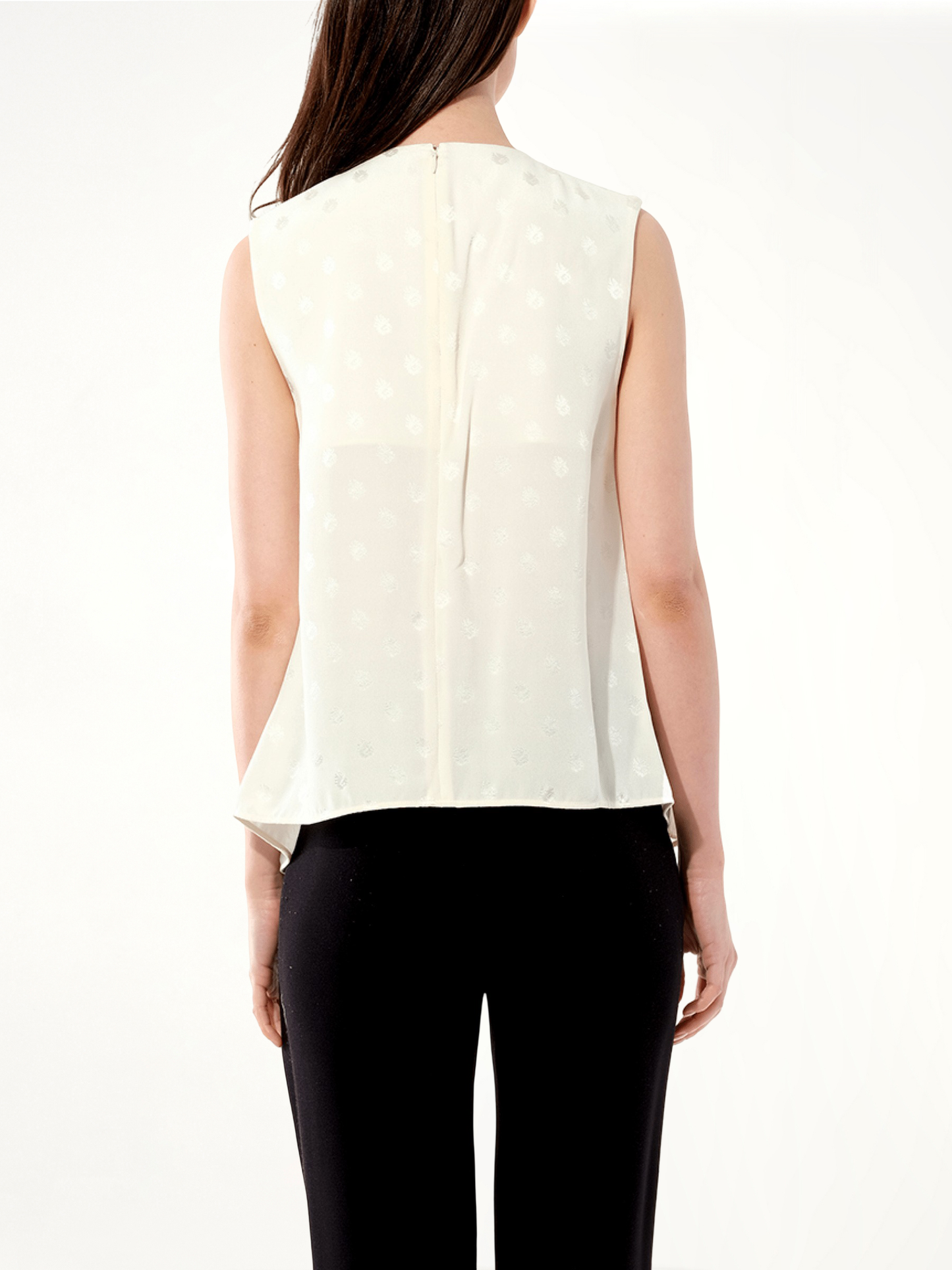 Mix Satin Top in White