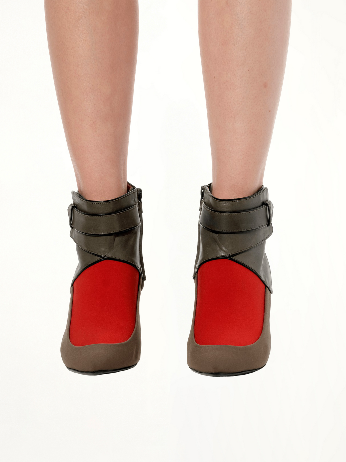 Halfboot Leather in Mix Front View | BALENCIAGA
