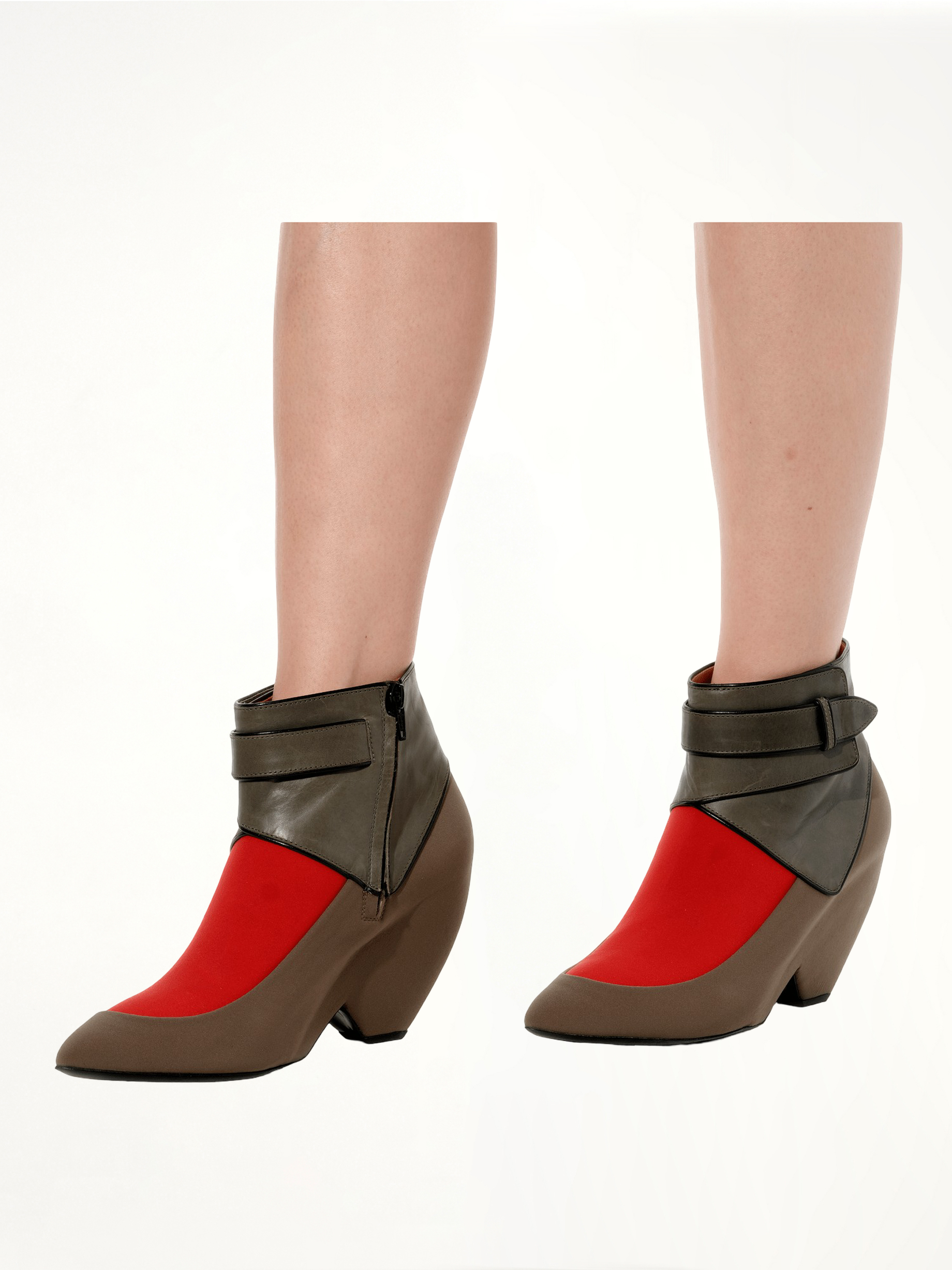 Halfboot Leather in Mix Back View | BALENCIAGA