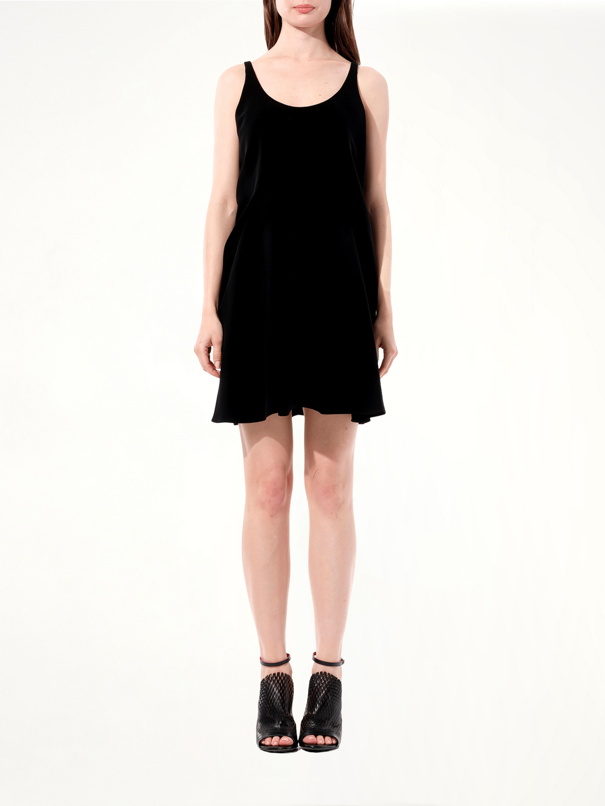 Crepe Dress in Black