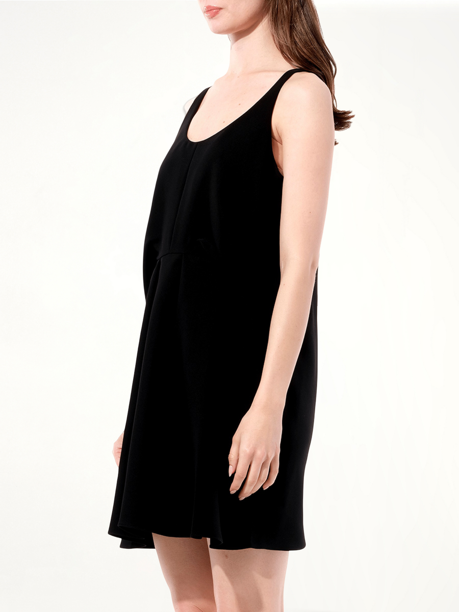 Crepe Dress in Black