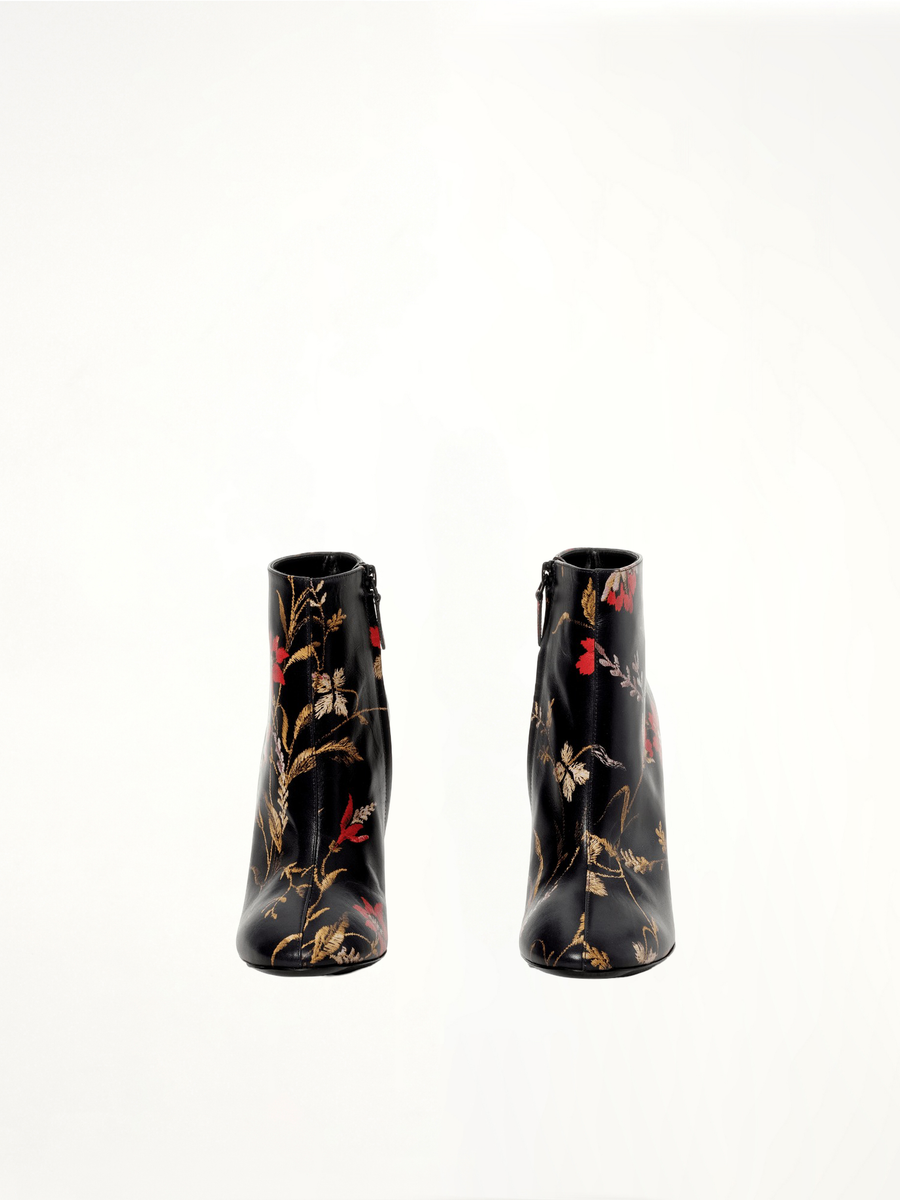 Leather Boots in Multicolor Front View | BALENCIAGA