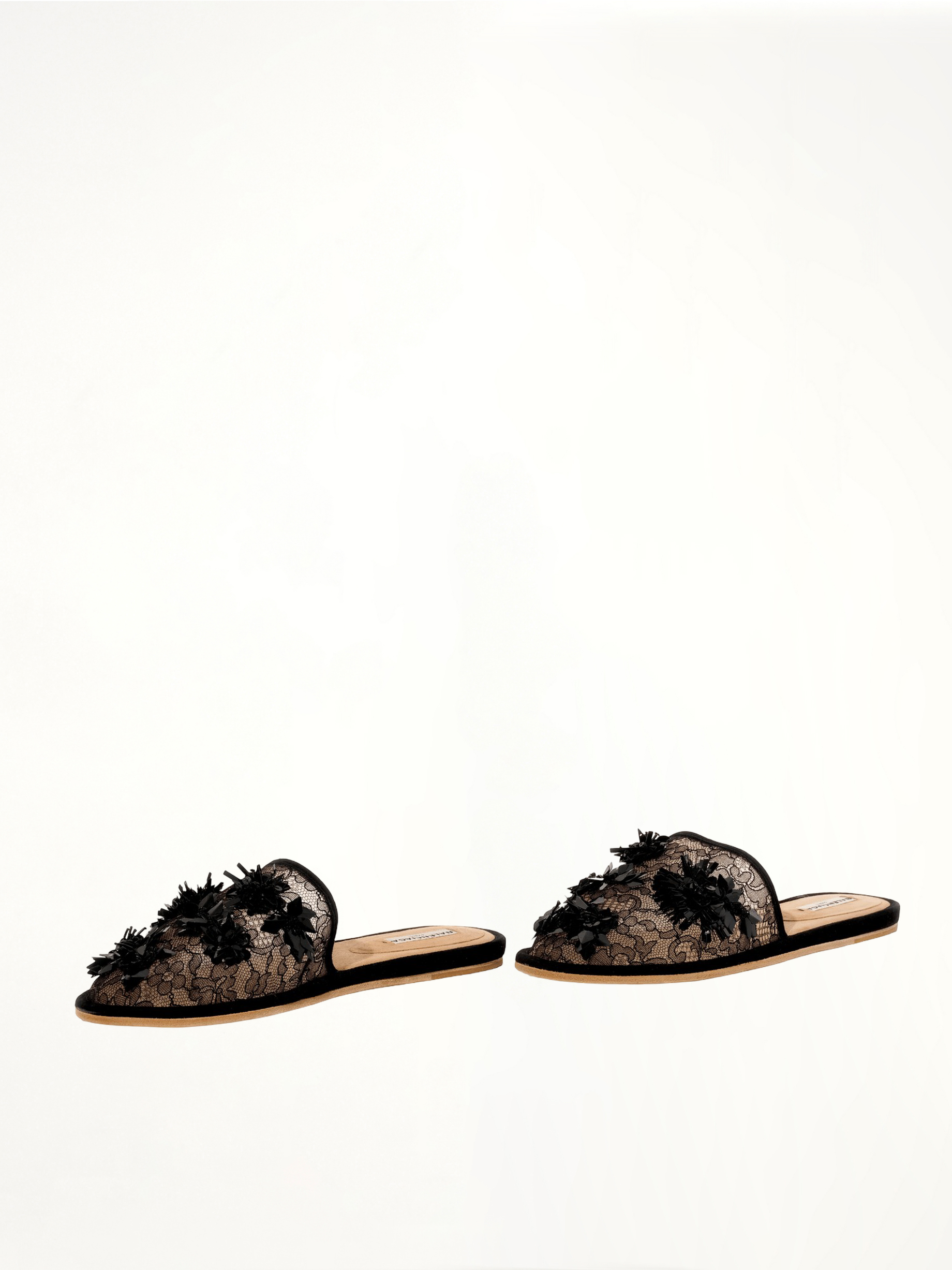 Scarpa D.Fleurs Shoes in Black Back View | BALENCIAGA