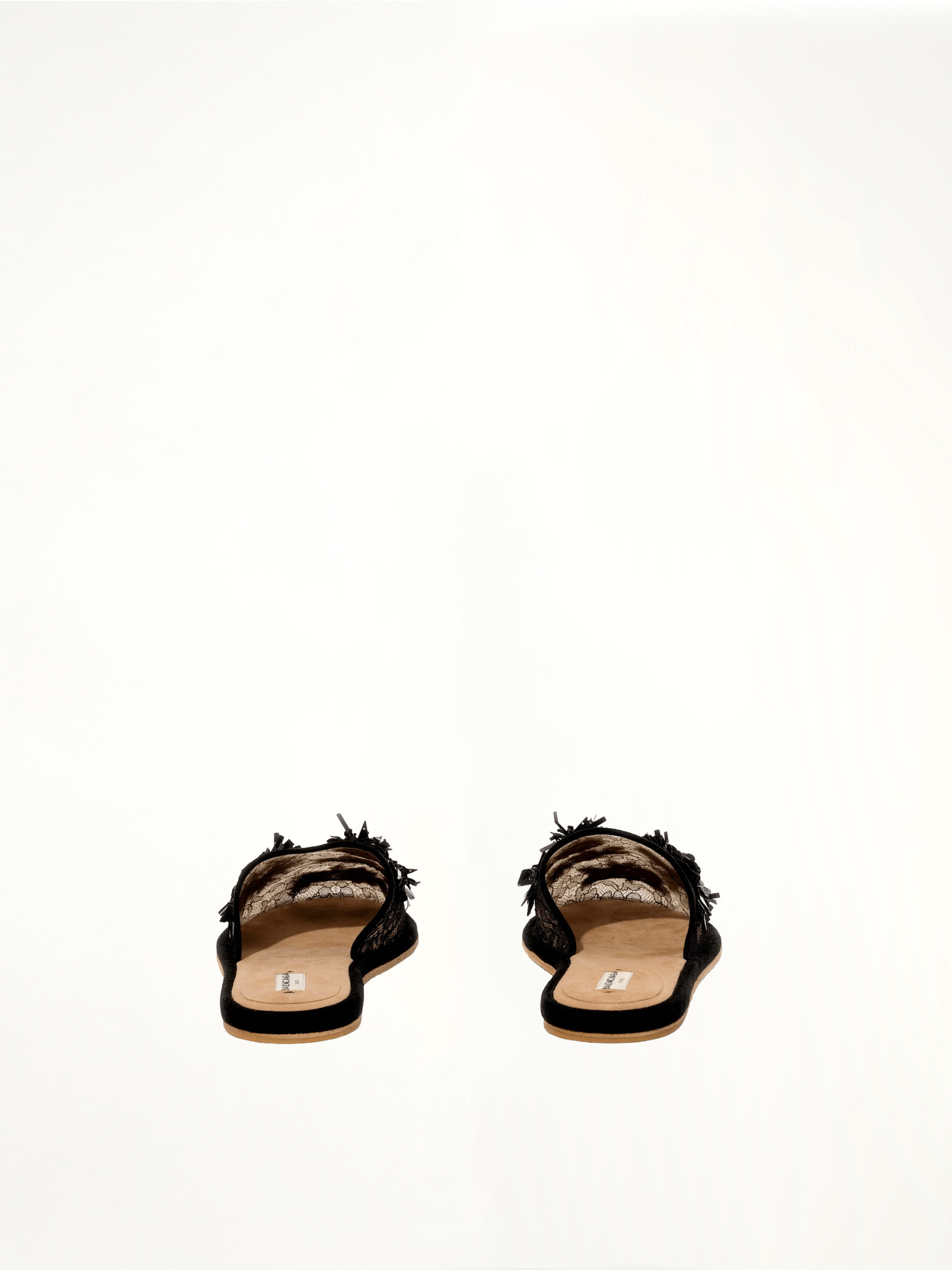 Scarpa D.Fleurs Shoes in Black Top View | BALENCIAGA