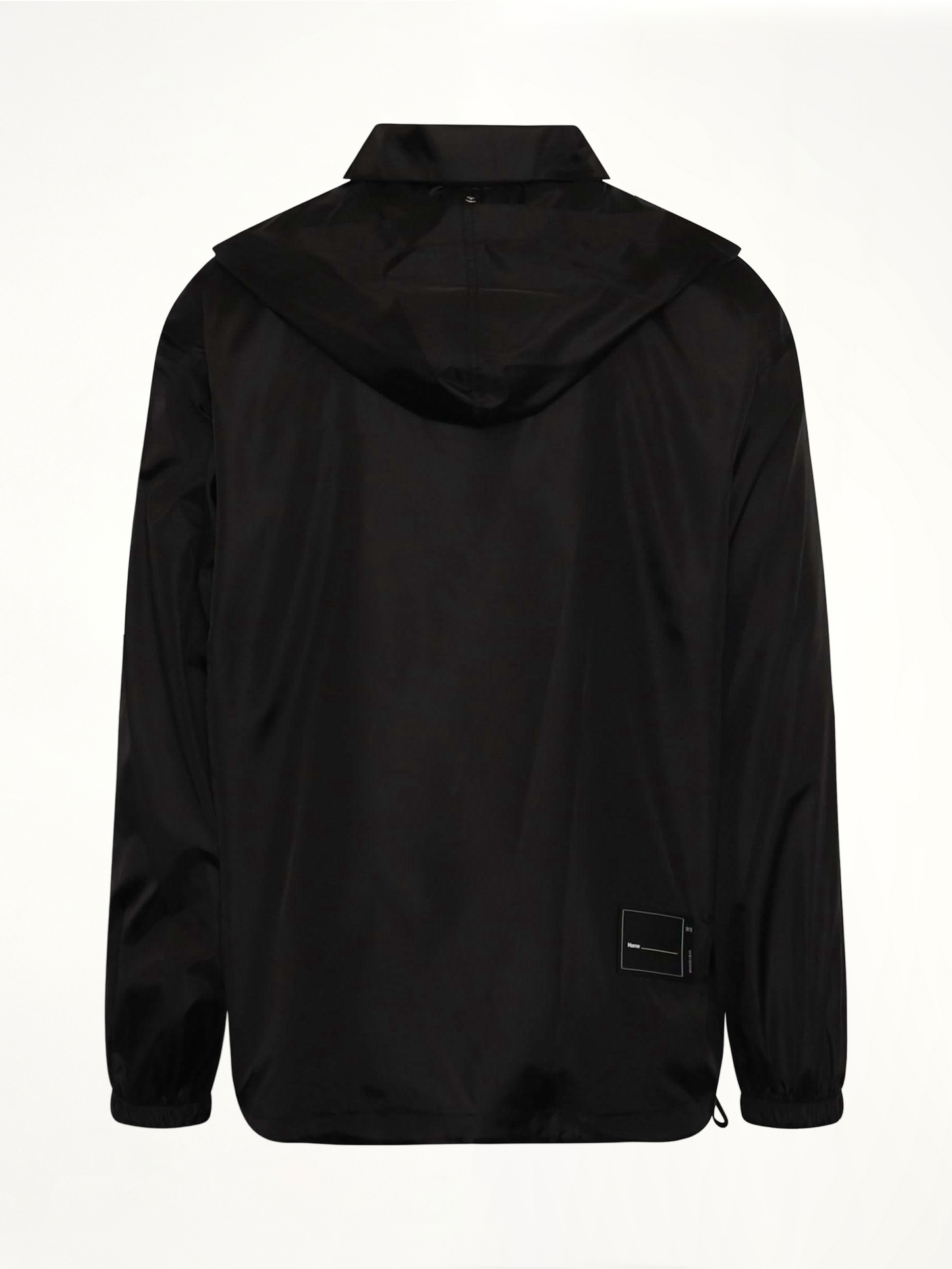 Logo Windbreaker Jacket in Black