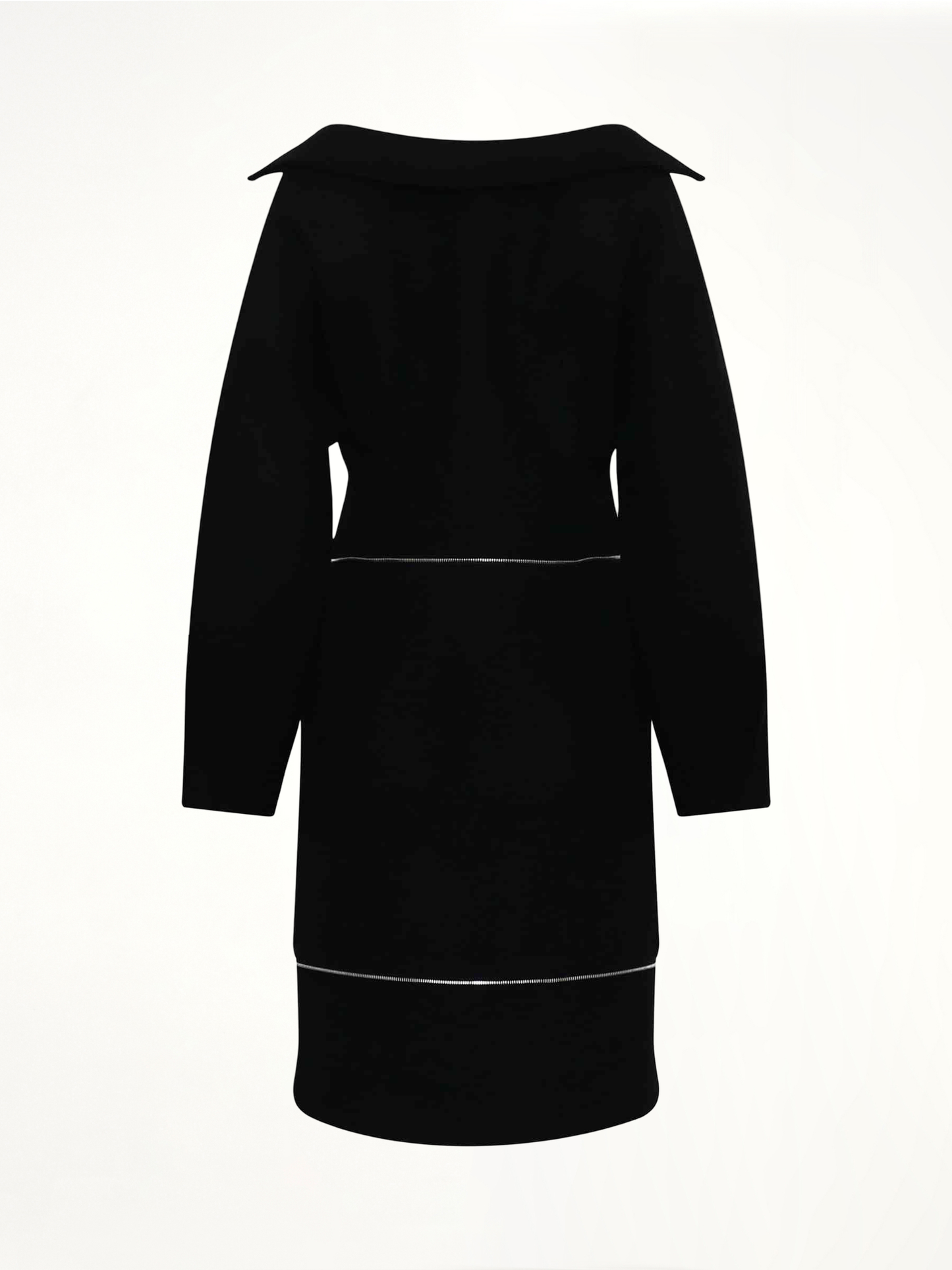 Off-Shoulder Neck Line Dress in Black