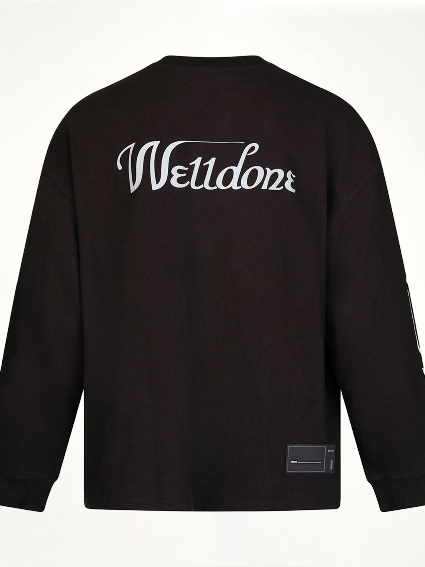 Logo Oversizes Sweatshirt in Black