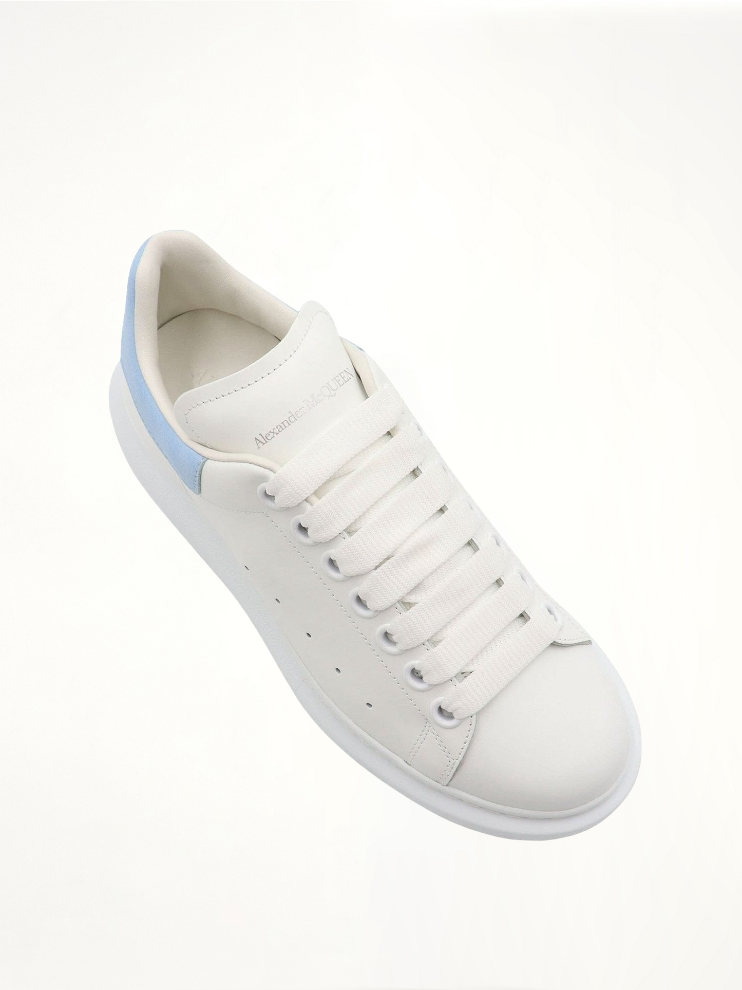 Larry Oversized Sneaker in White/Powder Blue
