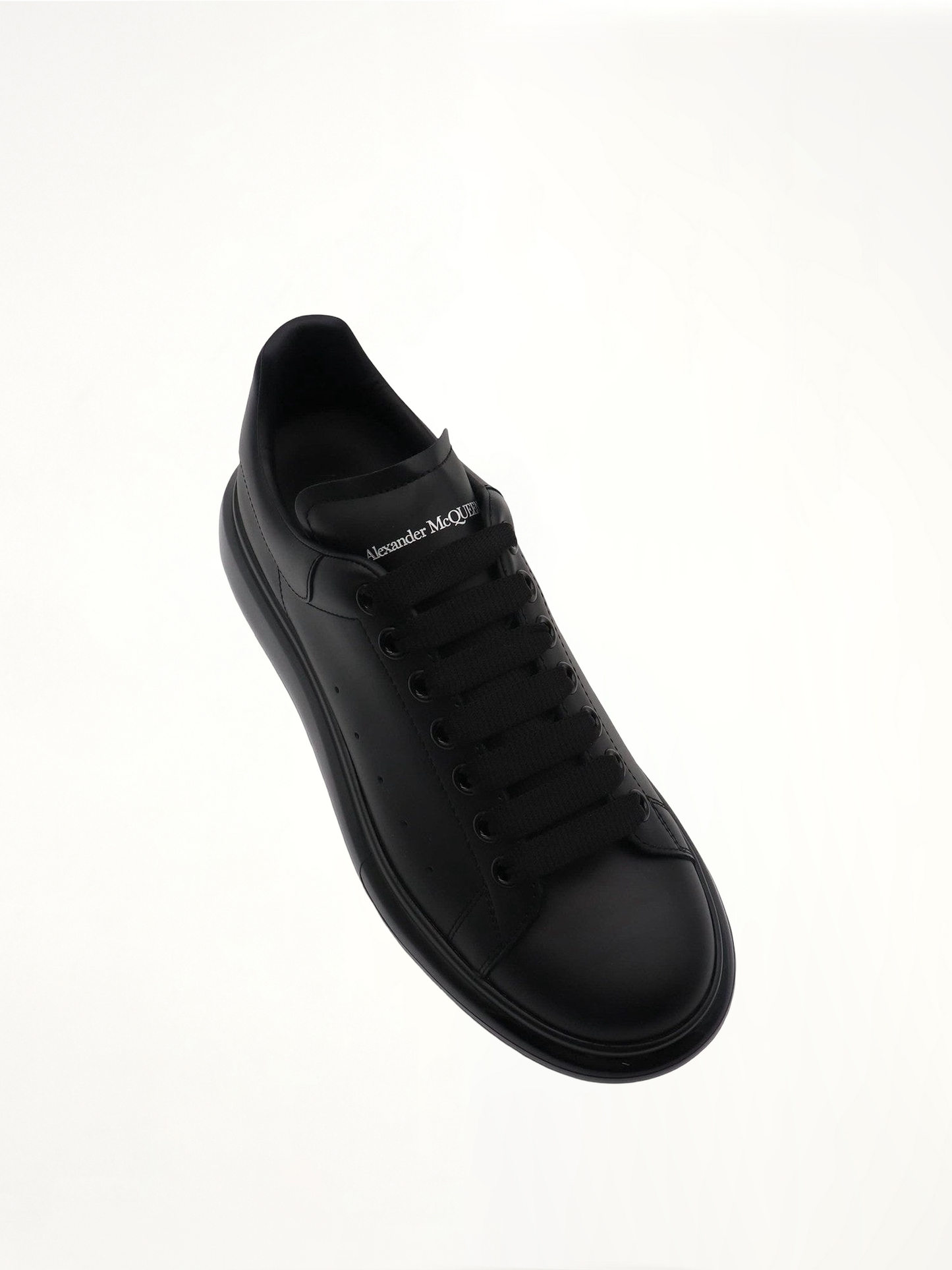 Larry Transparent Sole Sneaker in Black/Black