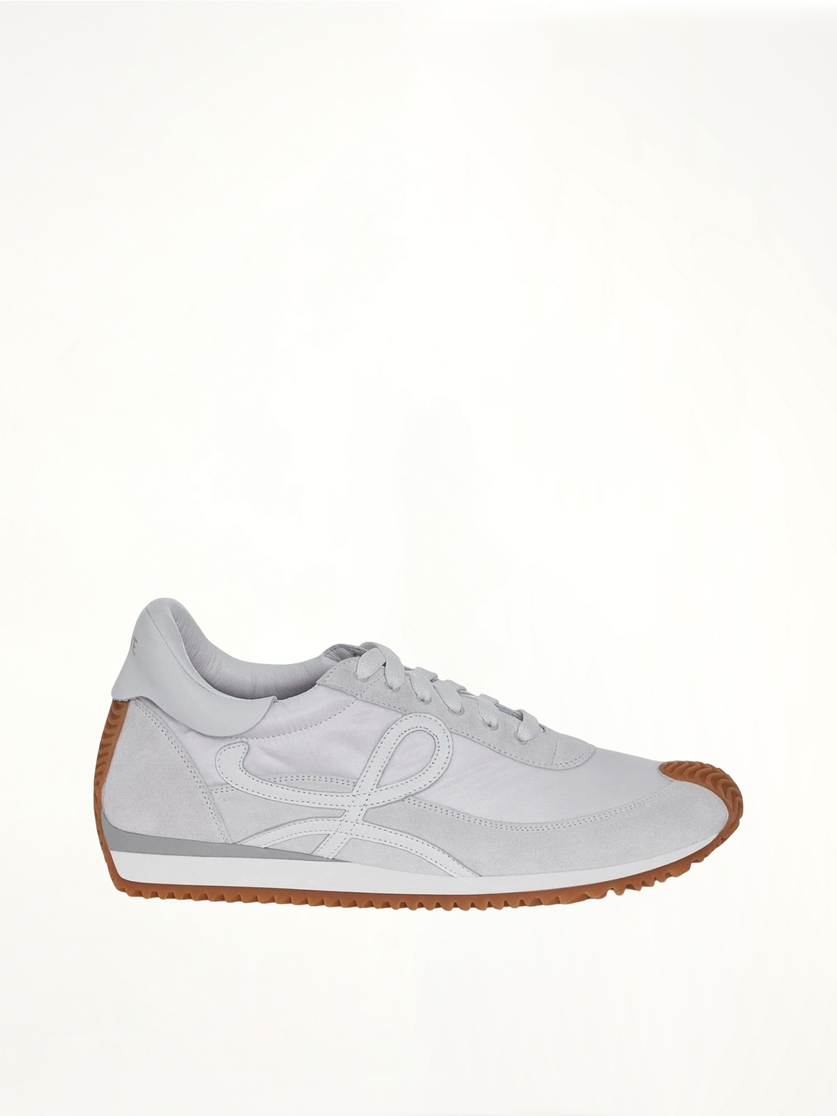 Loewe Flow Runner Sneaker in White Side View | LOEWE