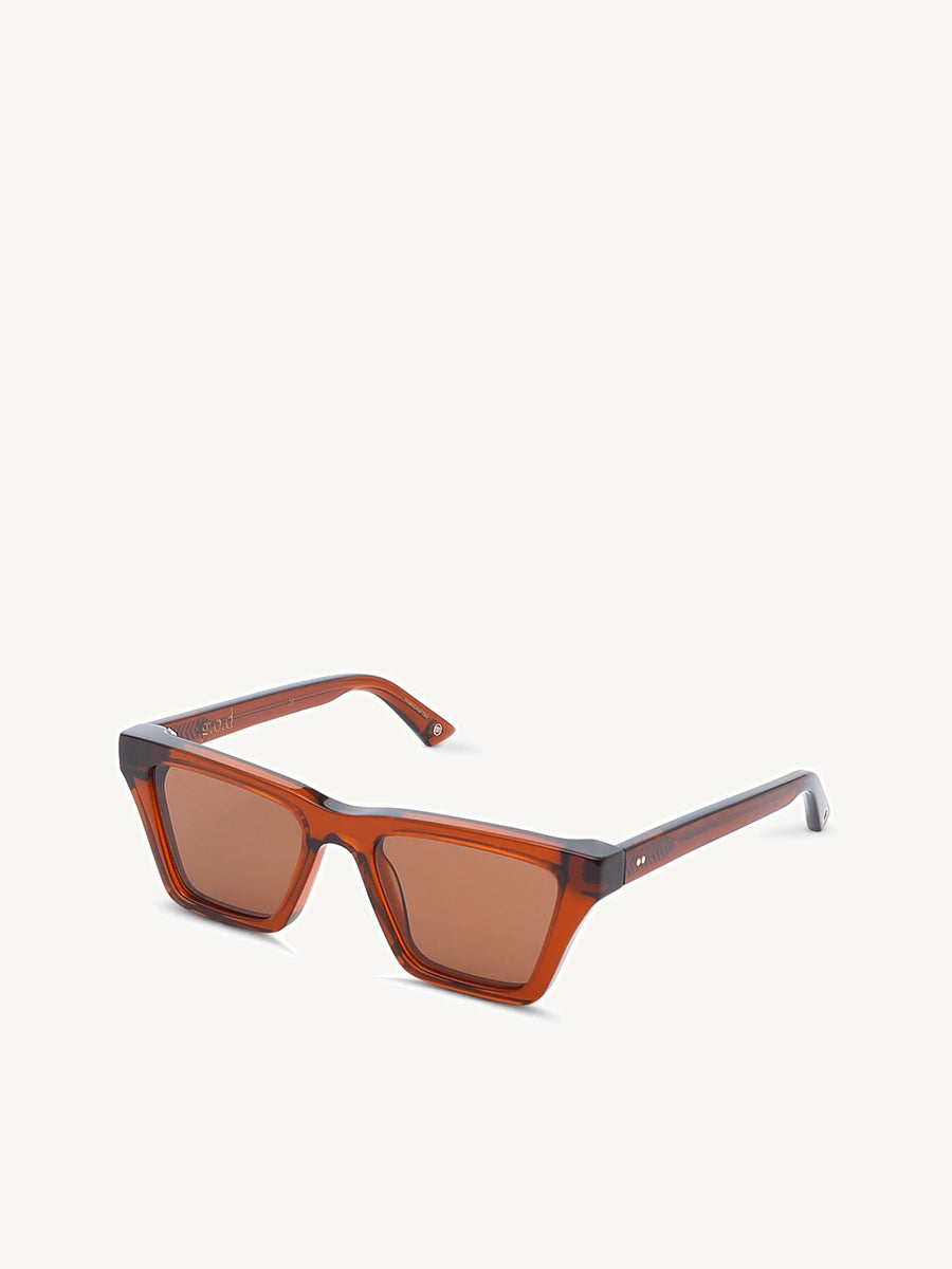 Twenty Root Beer Sunglass with Brown Lens