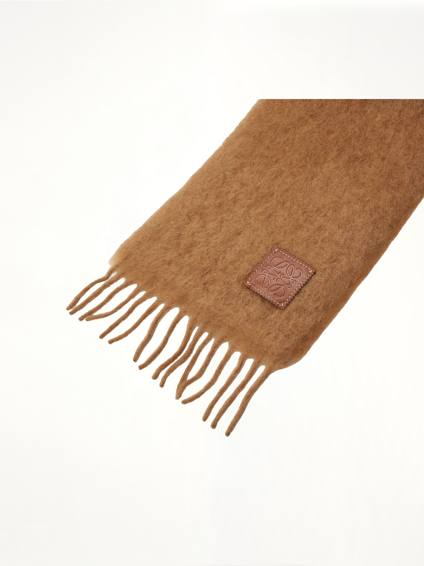 Mohair Scarf in Camel