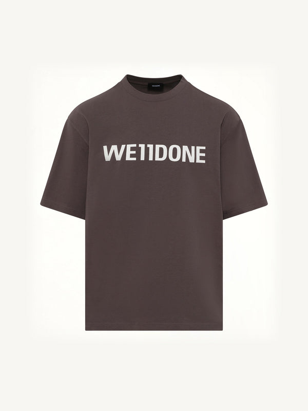 Basic Logo Large T-Shirt in Charcoal