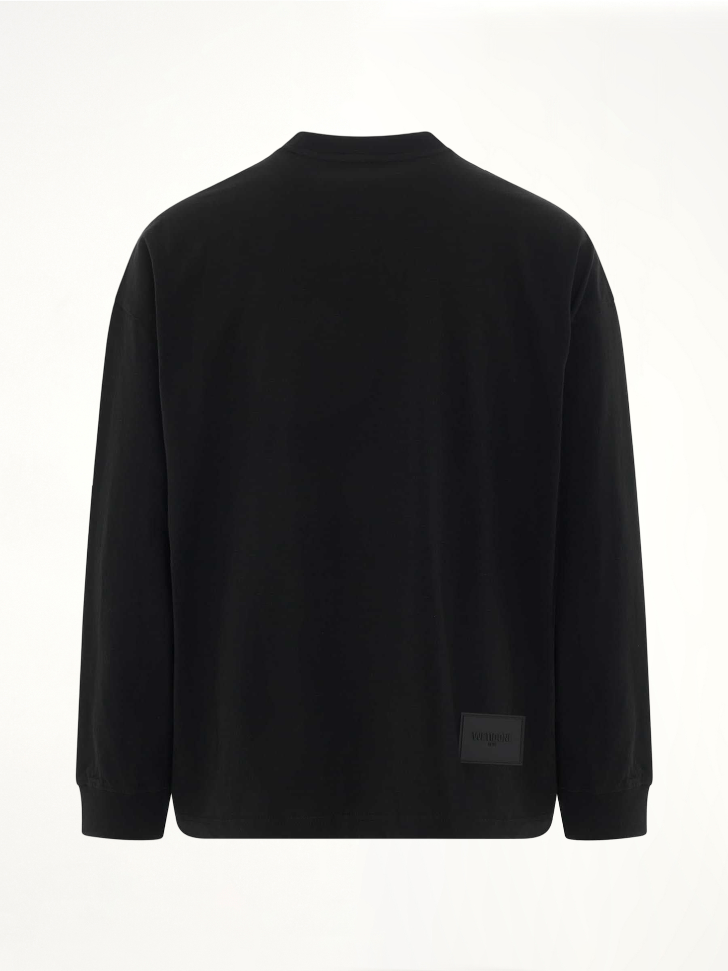 Multi Logo Long Sleeve T-Shirt in Black