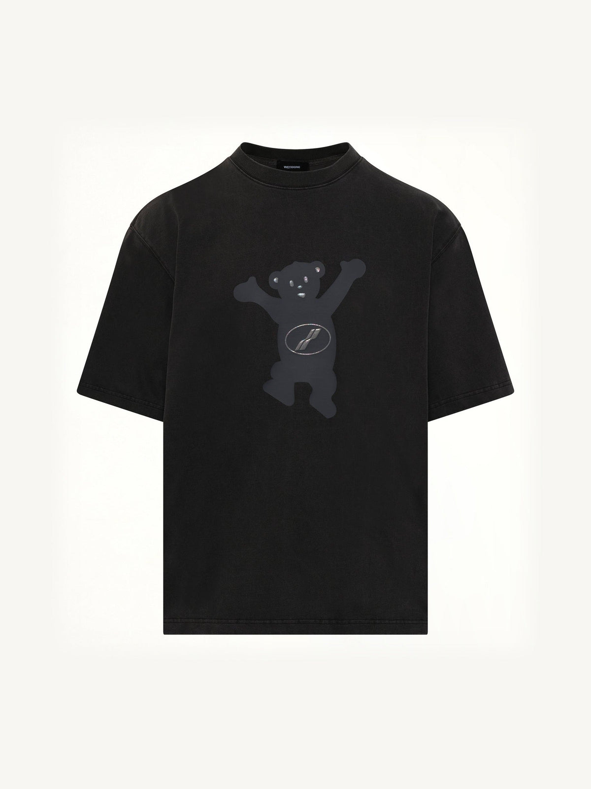 Teddy Logo T-Shirt in Charcoal