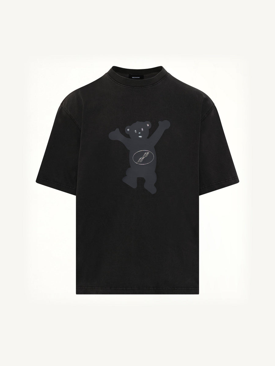 Teddy Logo T-Shirt in Charcoal