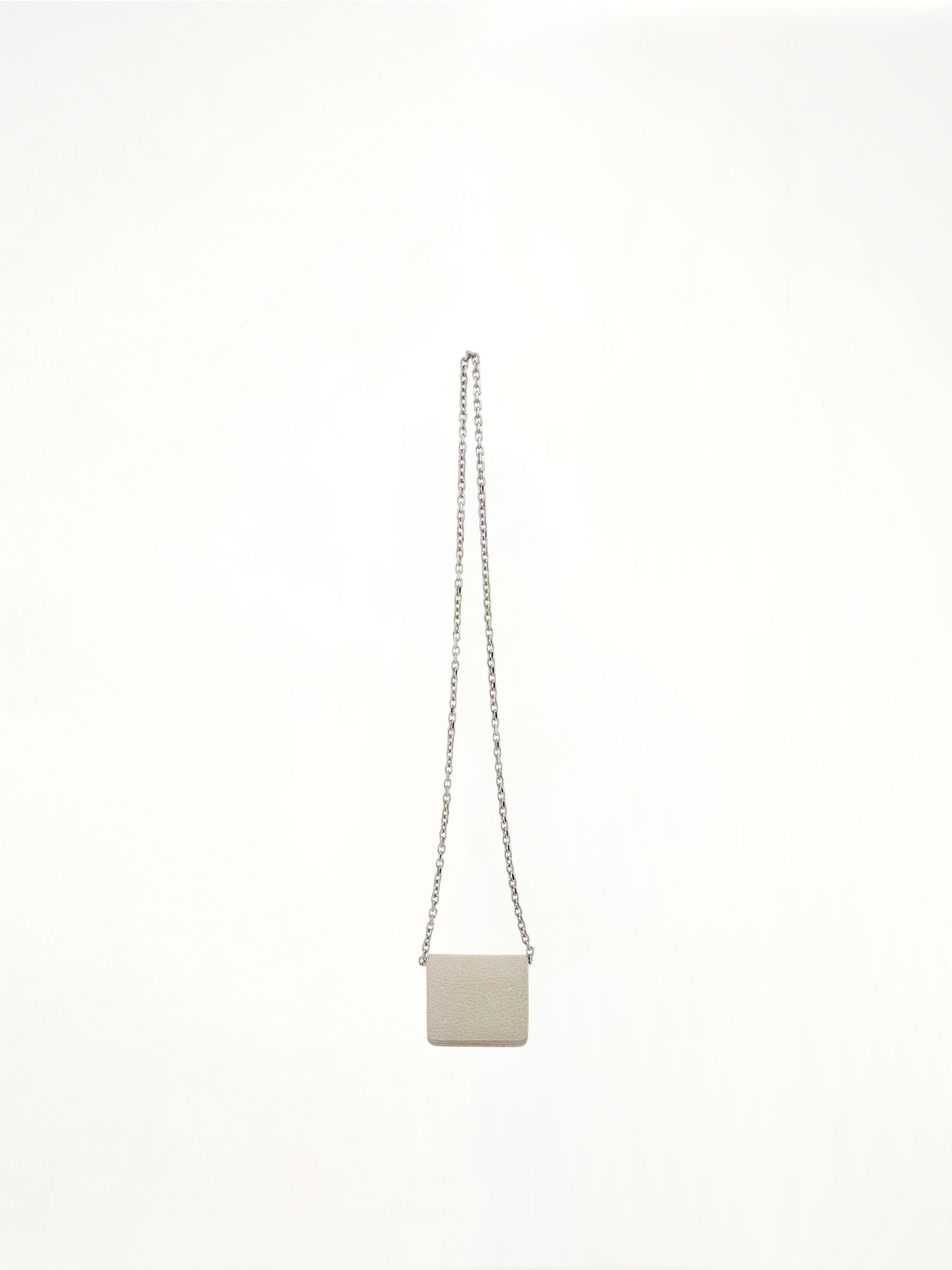 Four Stitches Chain Wallet in Grey