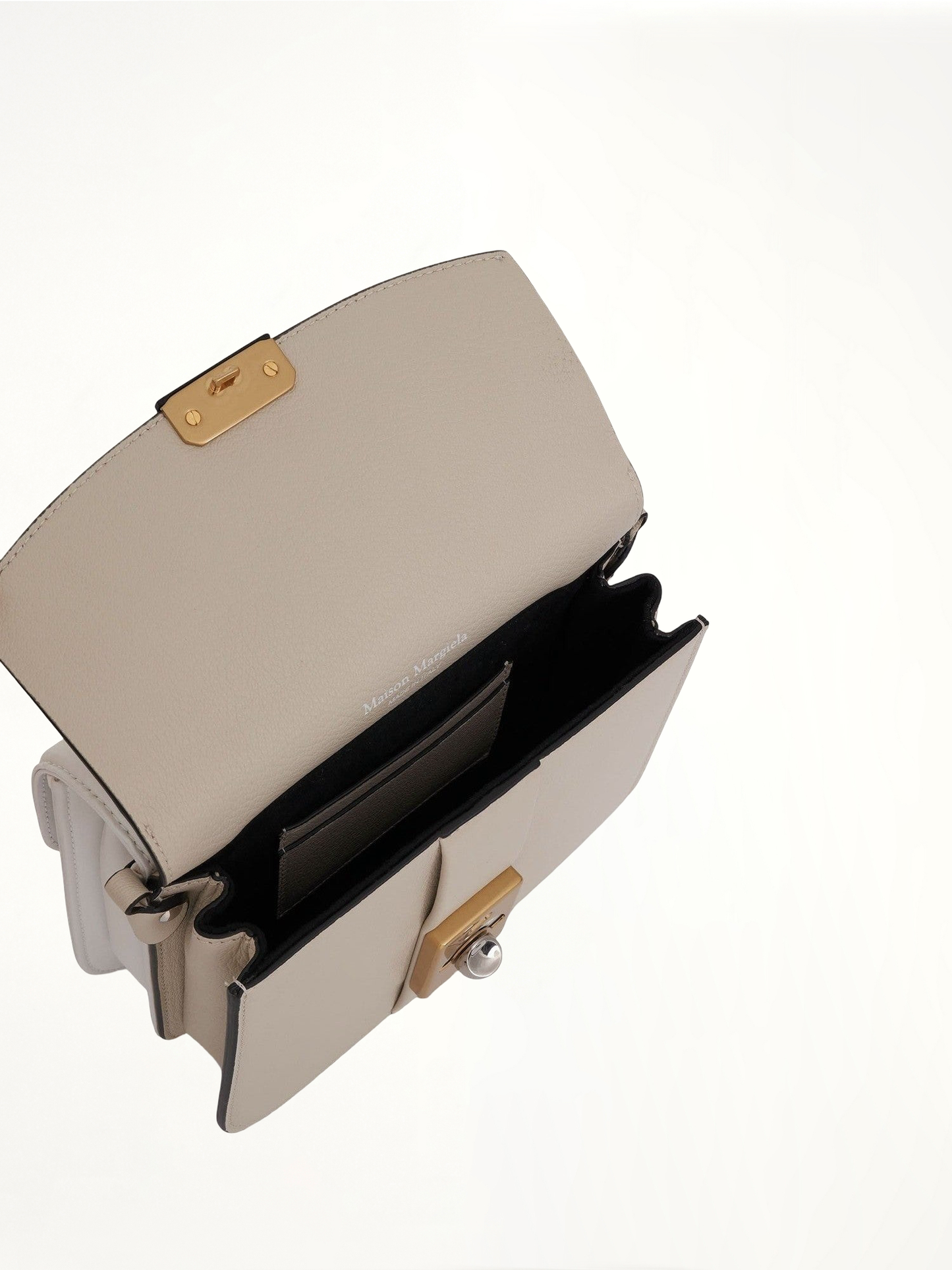 New Lock Square Bag in Grey