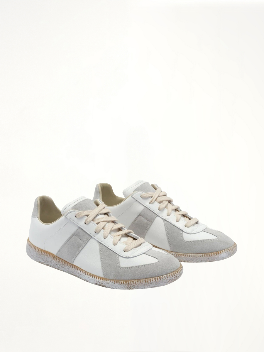 Replica Vintage Leather Sneaker Front View | MAISON MARGIELA
