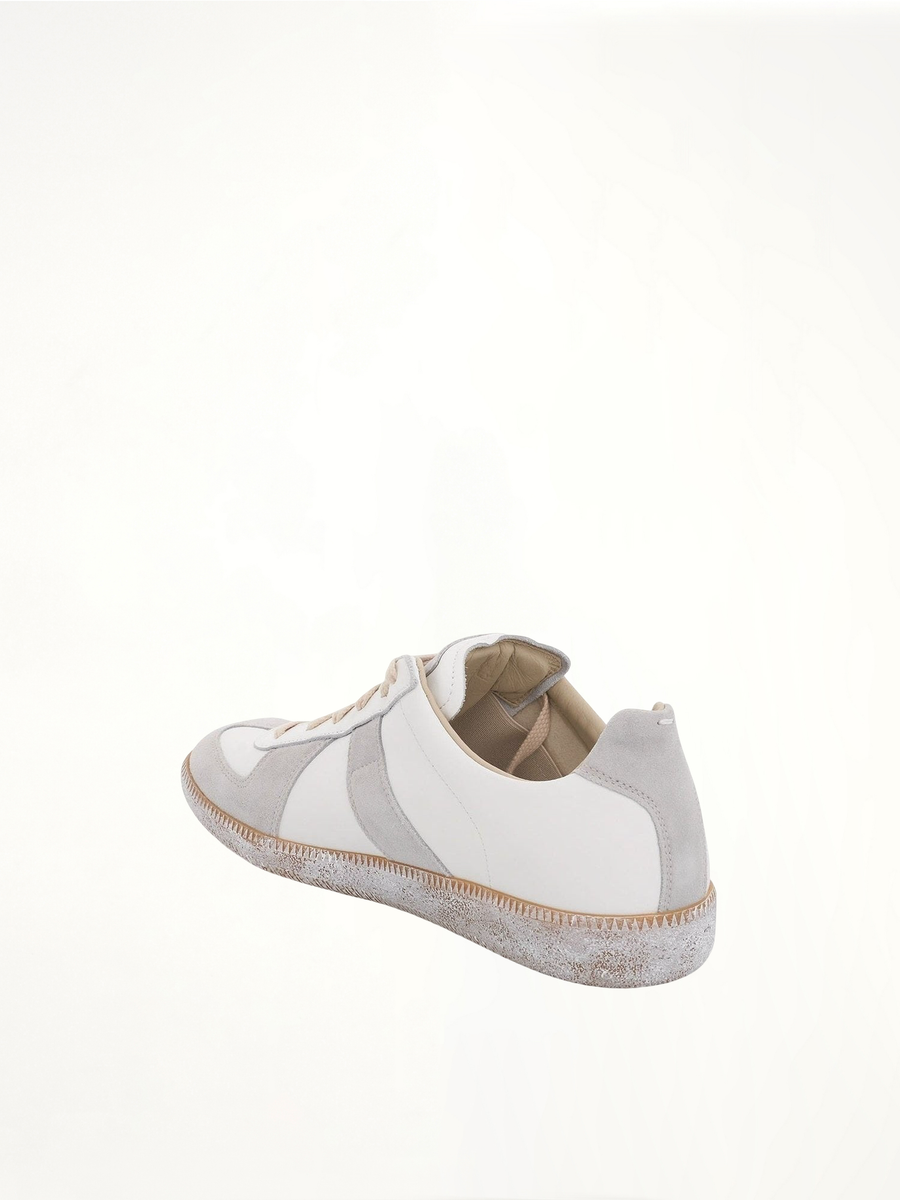 Replica Vintage Leather Sneaker Back View | MAISON MARGIELA