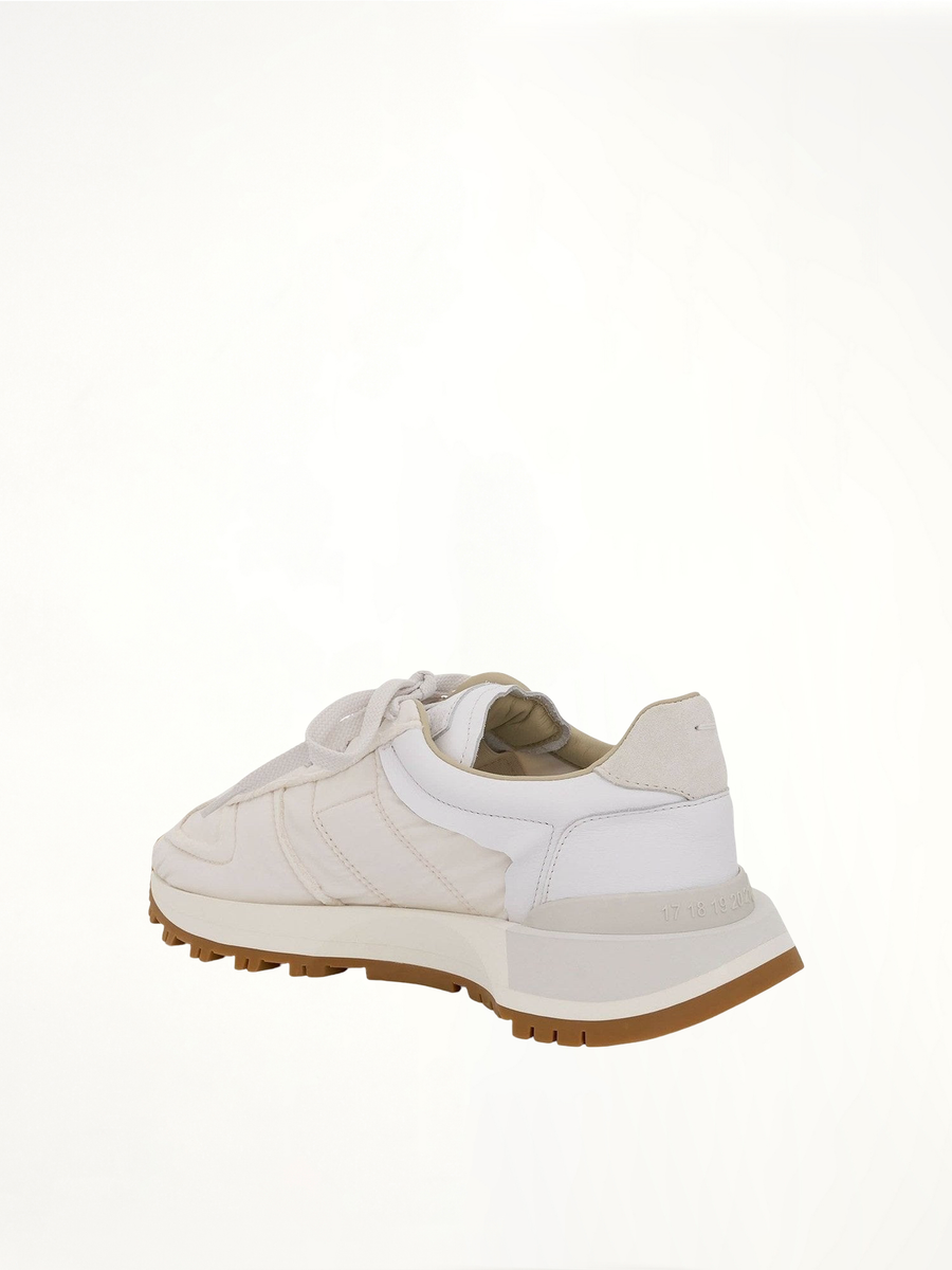 50-50 Sneaker in White Back View | MAISON MARGIELA