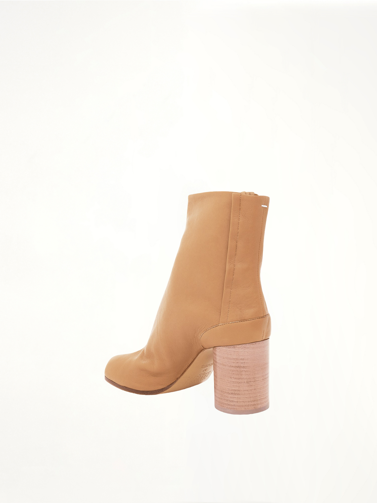 Tabi Ankle Boots 8cm Heel in Nude