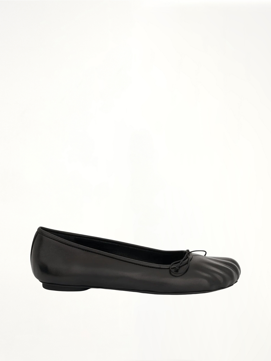 Fetish Pump Flat in Black Side View | BALENCIAGA