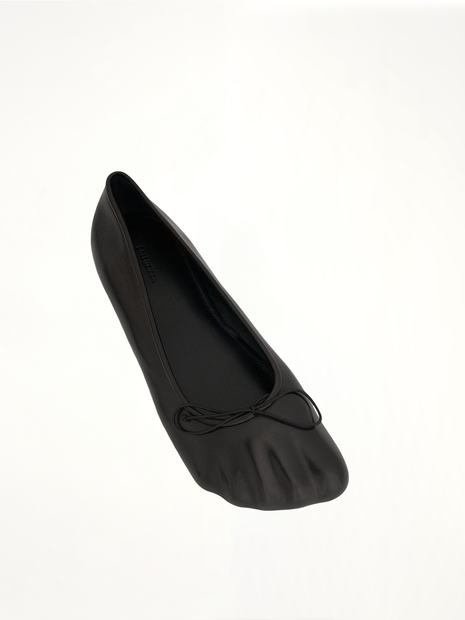 Fetish Pump Flat in Black Top View | BALENCIAGA