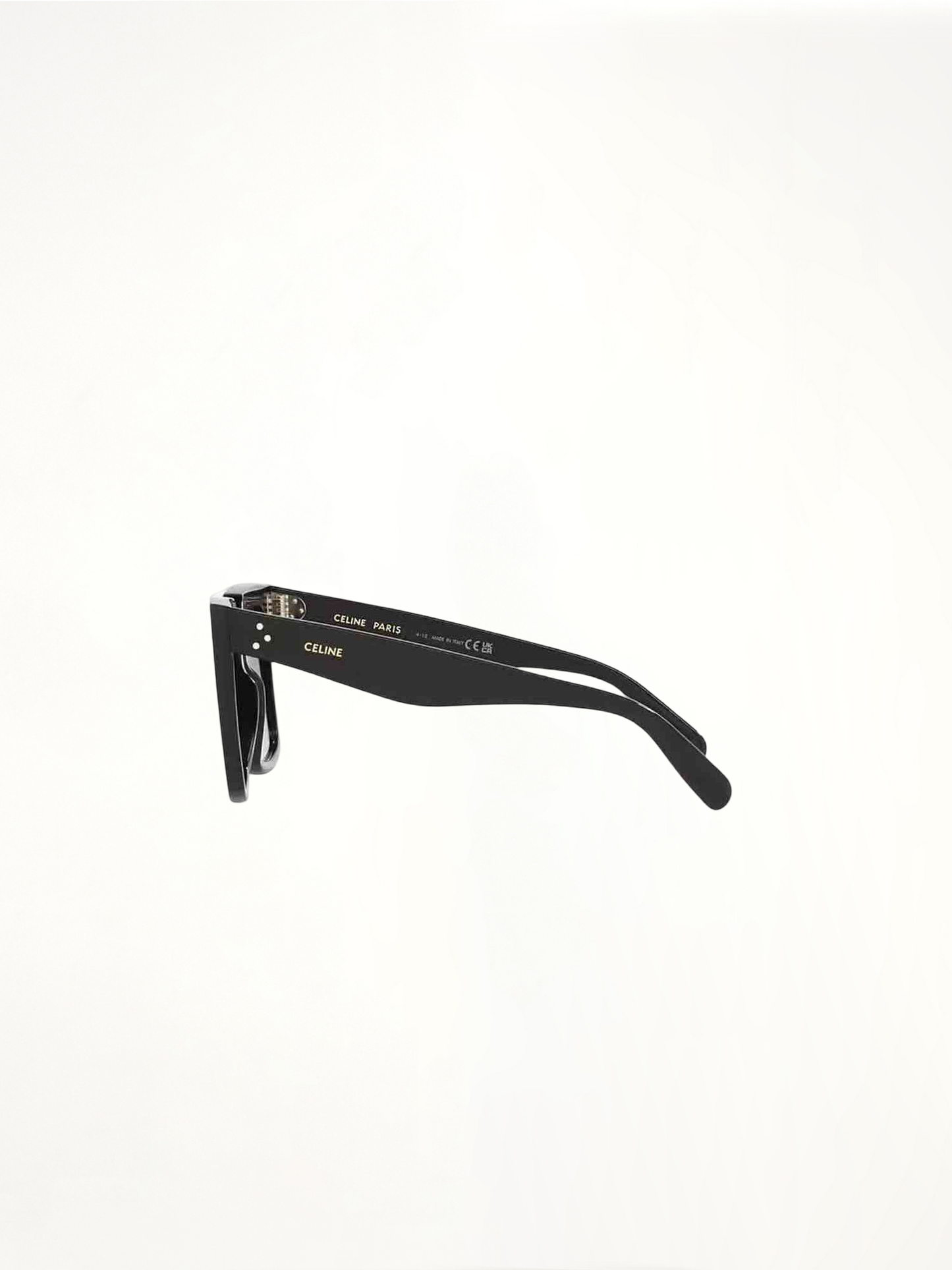 CL4055IN Square Sunglasses with Gradient Smoke Lens in Black