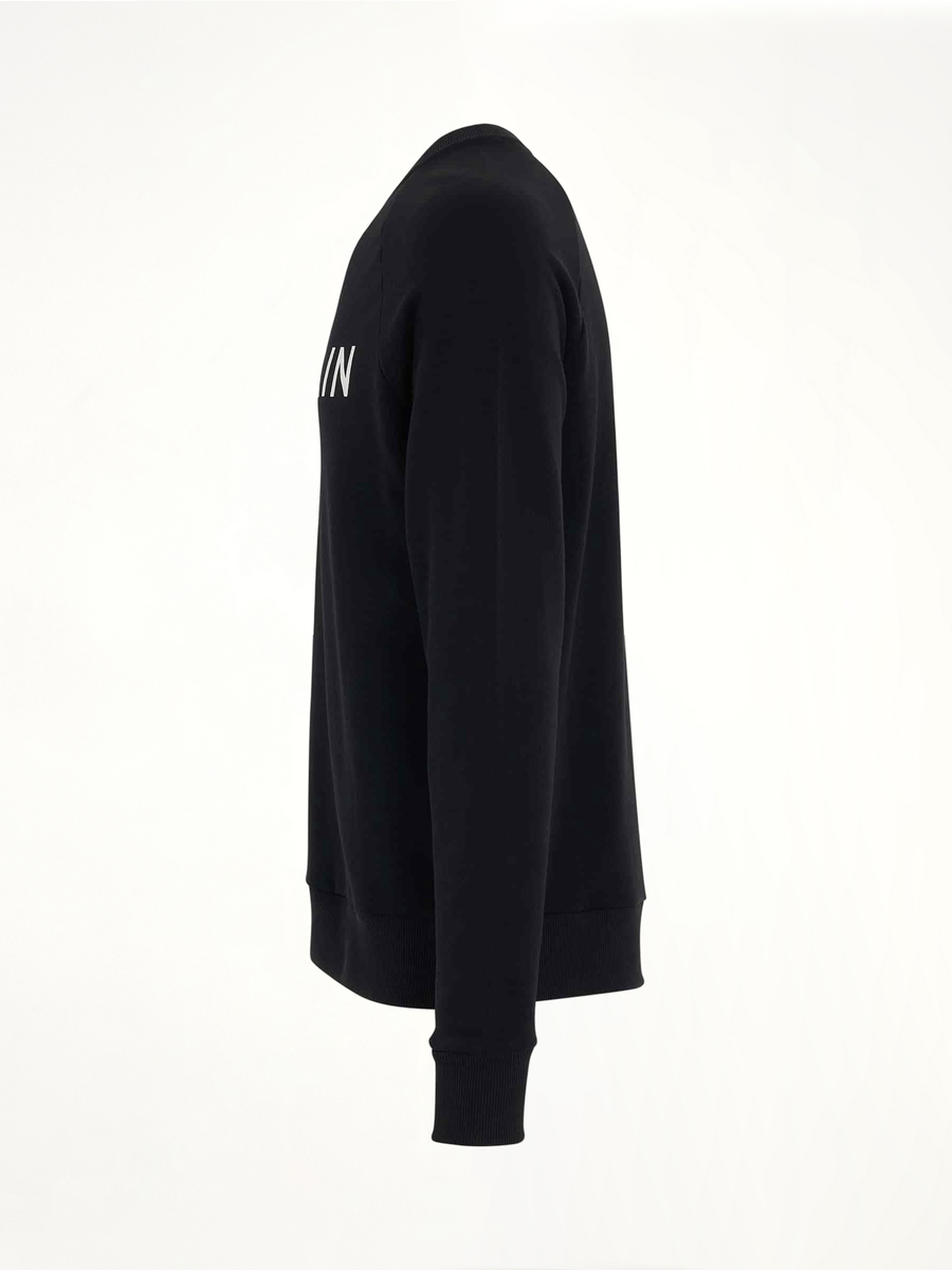 Classic Logo Print Sweatshirt in Black
