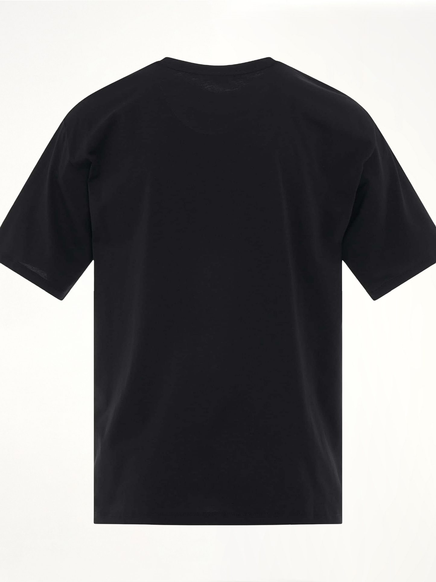 Coin Flock Straight Fit T-Shirt in Black/White