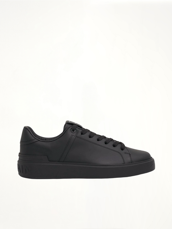 B-Court Sneaker in Black Side View | BALMAIN