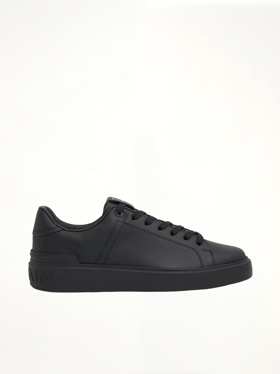 B-Court Sneaker in Black Side View | BALMAIN