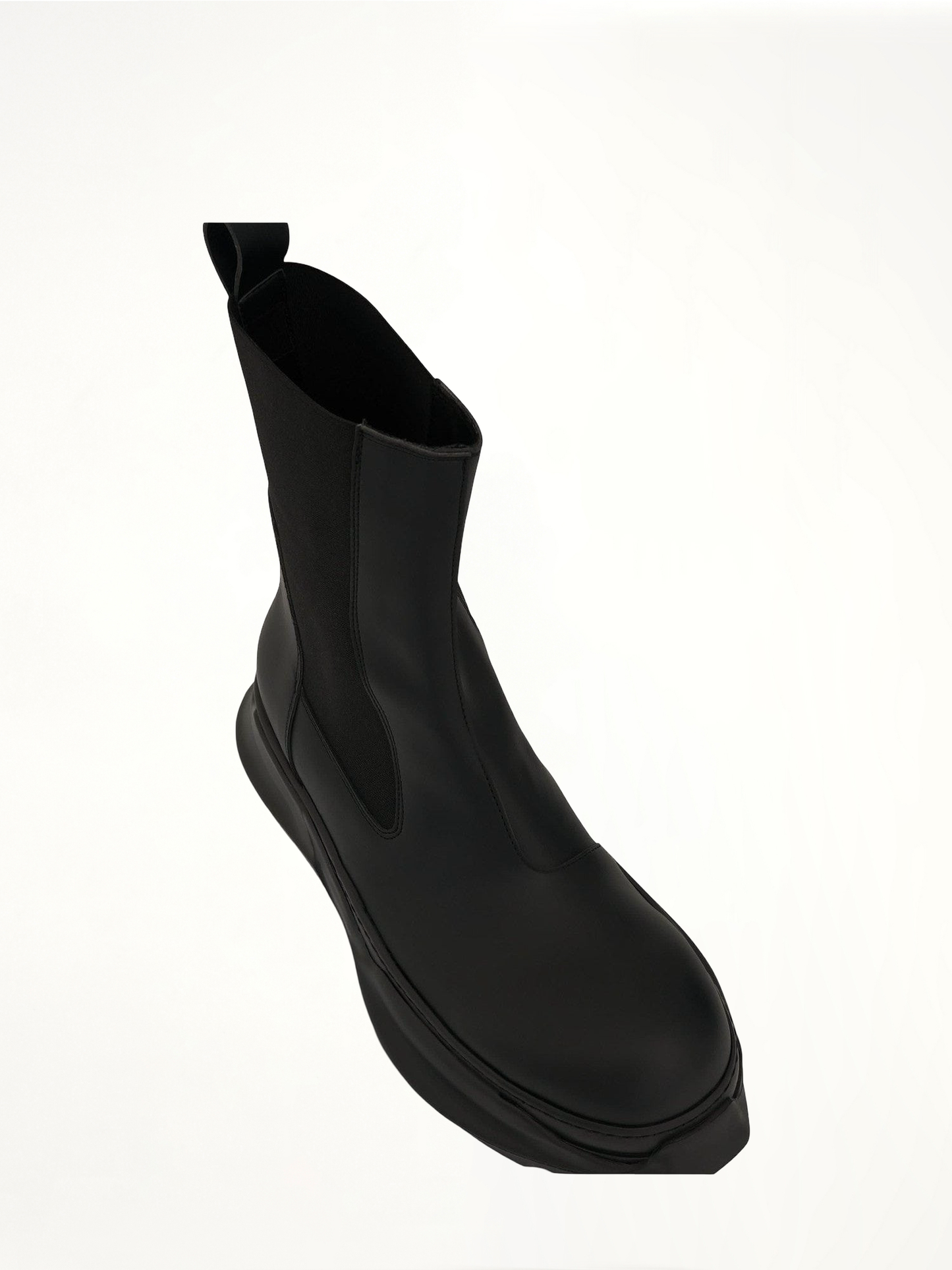 DRKSHDW Woven Beatle Abstract Boots in Black