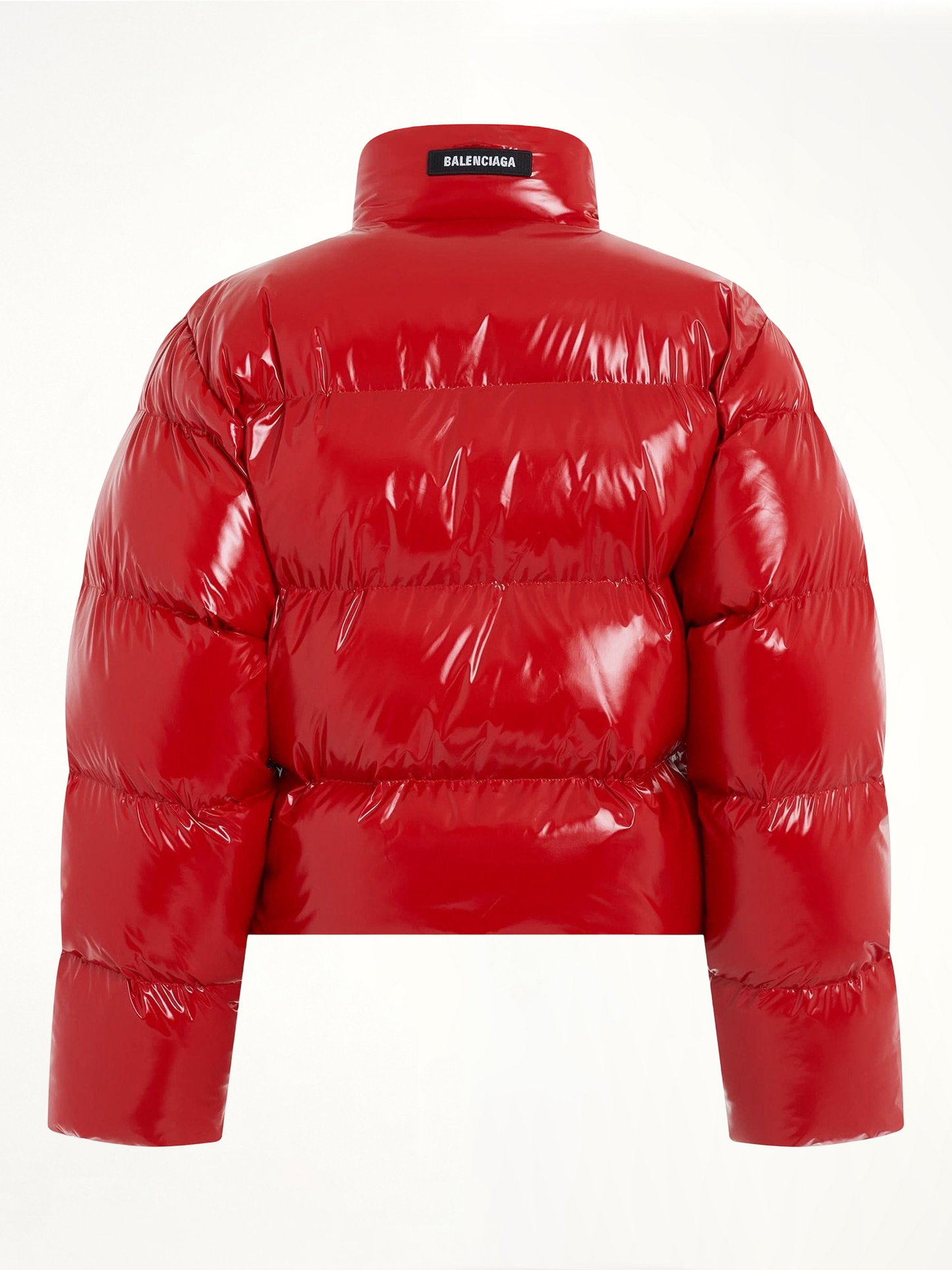 Shrunk Puffer Jacket in Red
