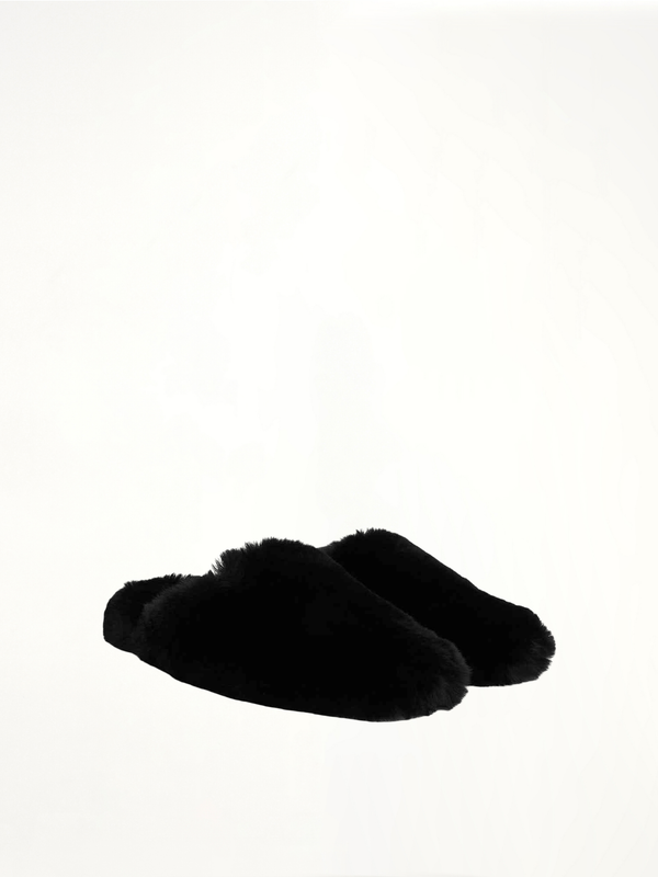 Teddy Mule in Black Front View | BALENCIAGA