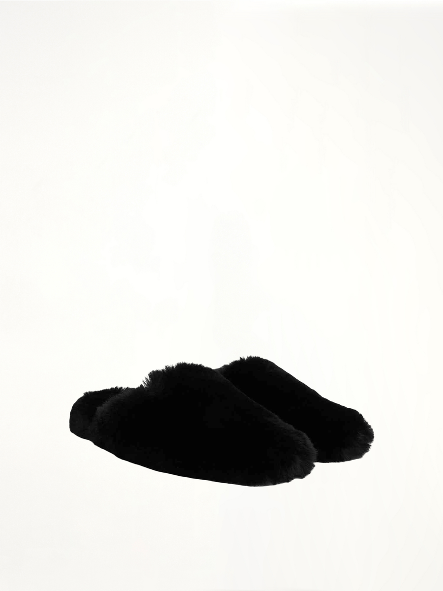 Teddy Mule in Black Front View | BALENCIAGA
