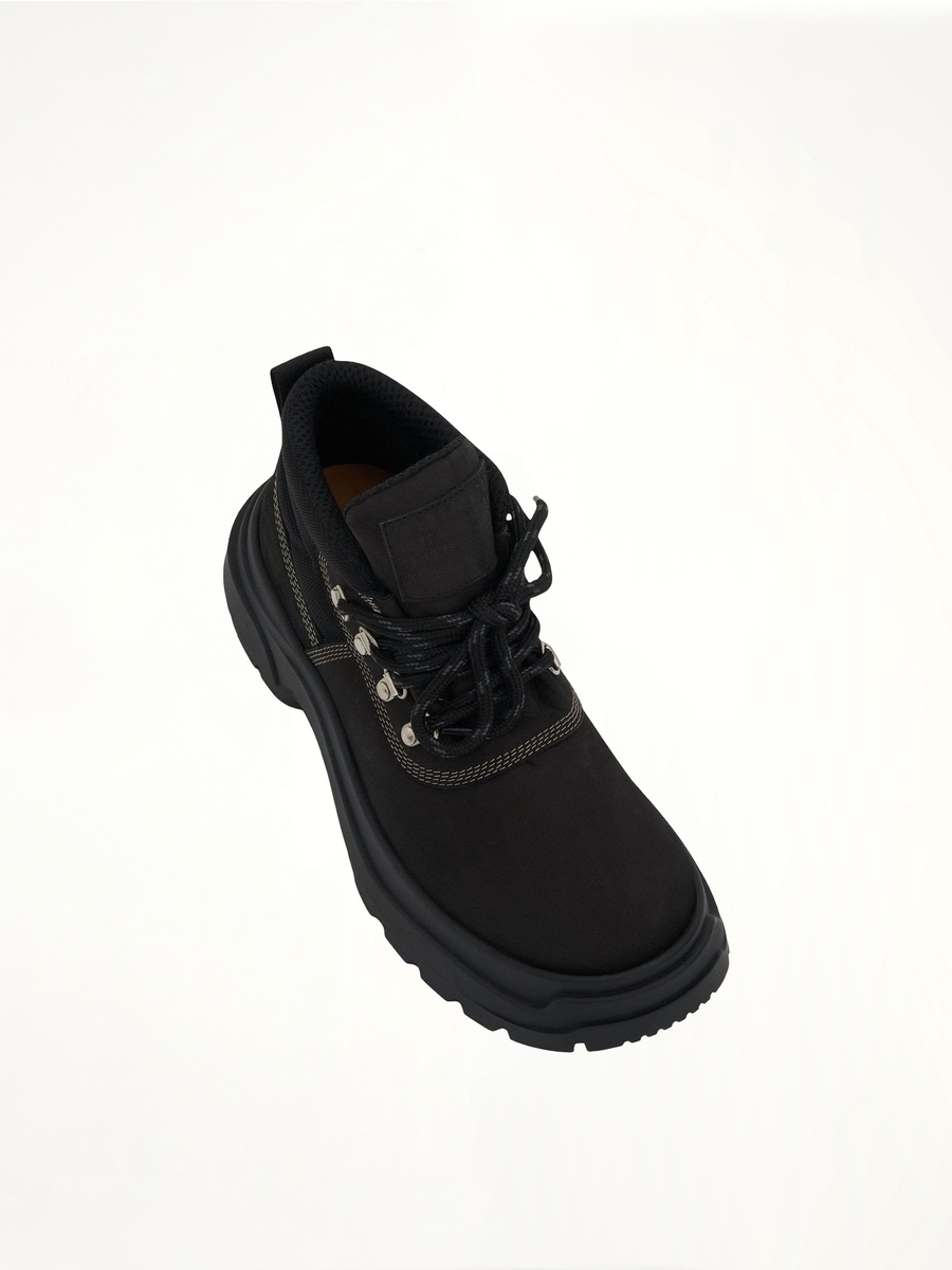 Chunky Ankle Boots in Black Back View | MAISON MARGIELA
