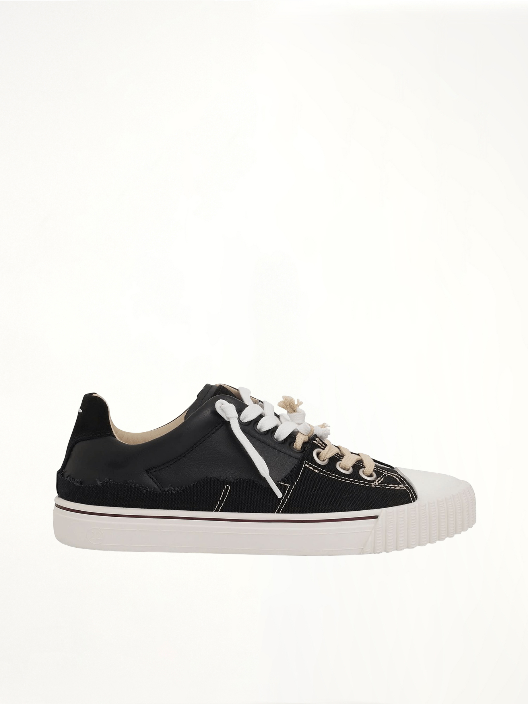 New Evolution Sneaker in Black Side View | MAISON MARGIELA