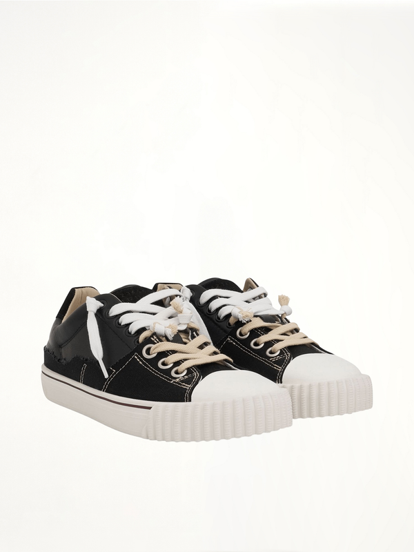 New Evolution Sneaker in Black Front View | MAISON MARGIELA