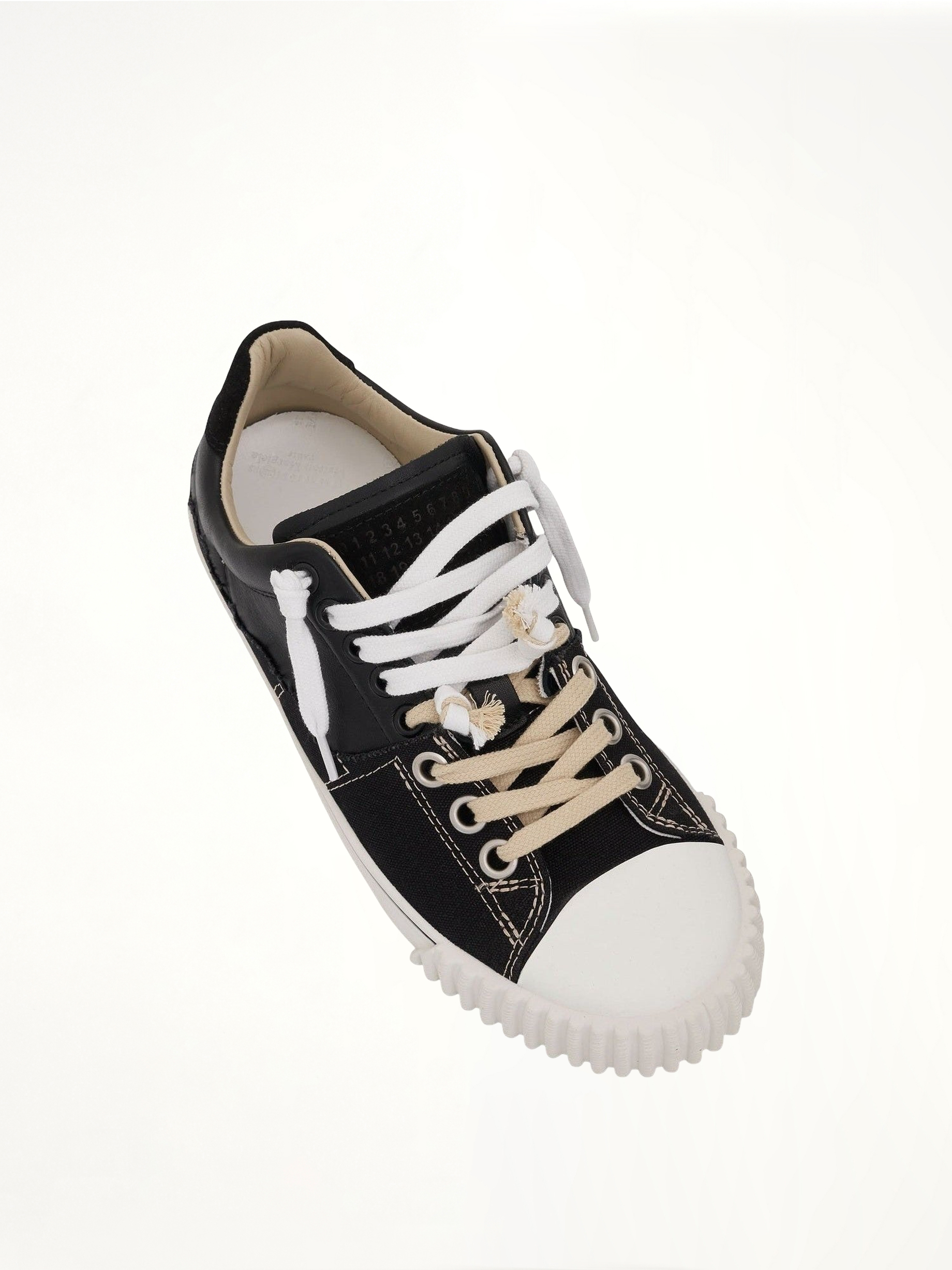 New Evolution Sneaker in Black Back View | MAISON MARGIELA