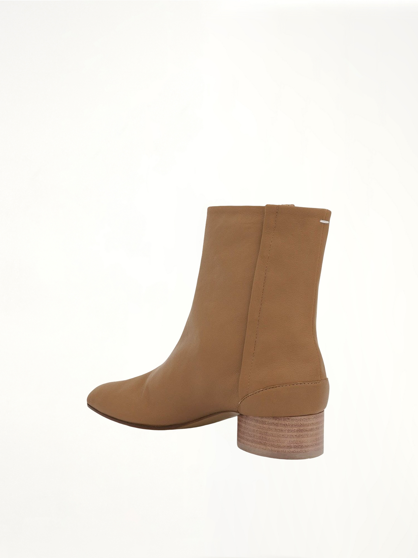 Tabi Ankle Boots 3cm Heel in Nude